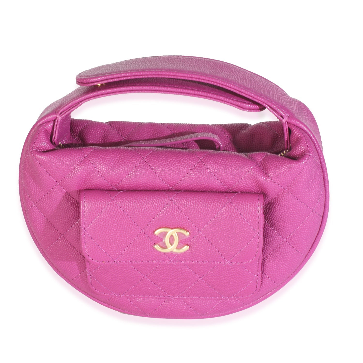 Chanel Mini Caviar Round Hobo