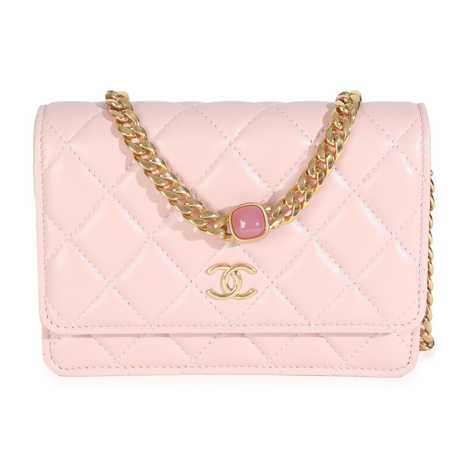 Chanel Interlocking CC Wallet On Chain Mini