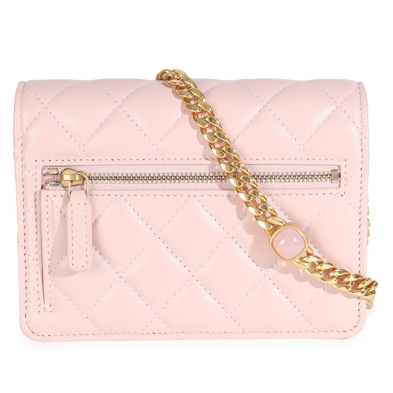 Chanel Interlocking CC Wallet On Chain Mini