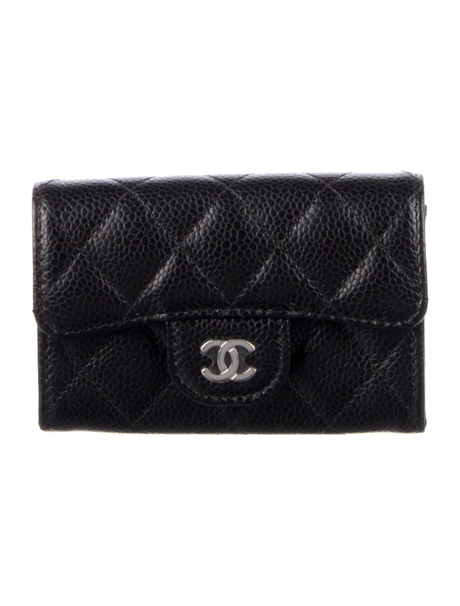 Chanel Interlocking CC Logo Trifold Wallet