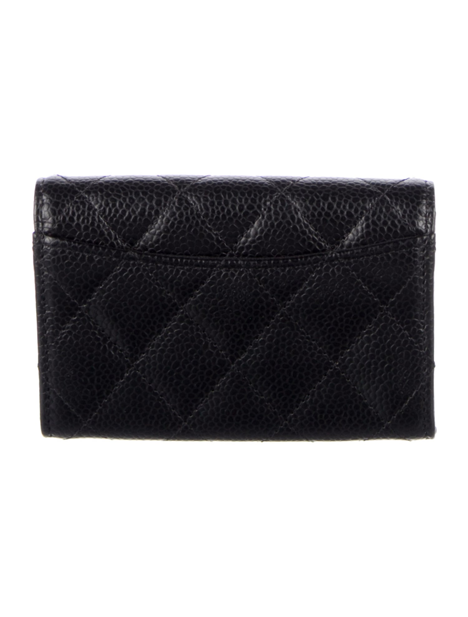 Chanel Interlocking CC Logo Trifold Wallet