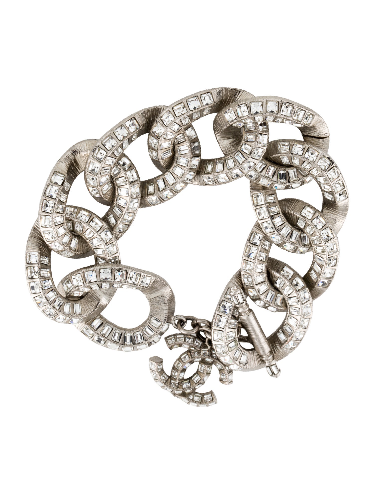 Chanel Strass CC Link Bracelet