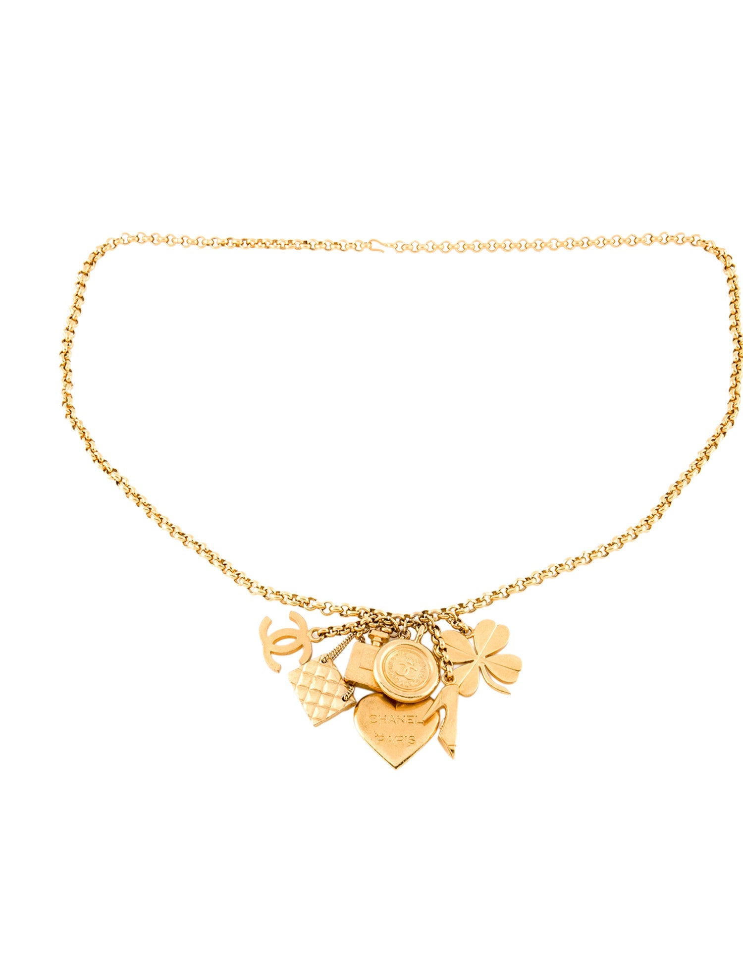 Chanel 1995 Interlocking CC Logo Chain-Link Belt