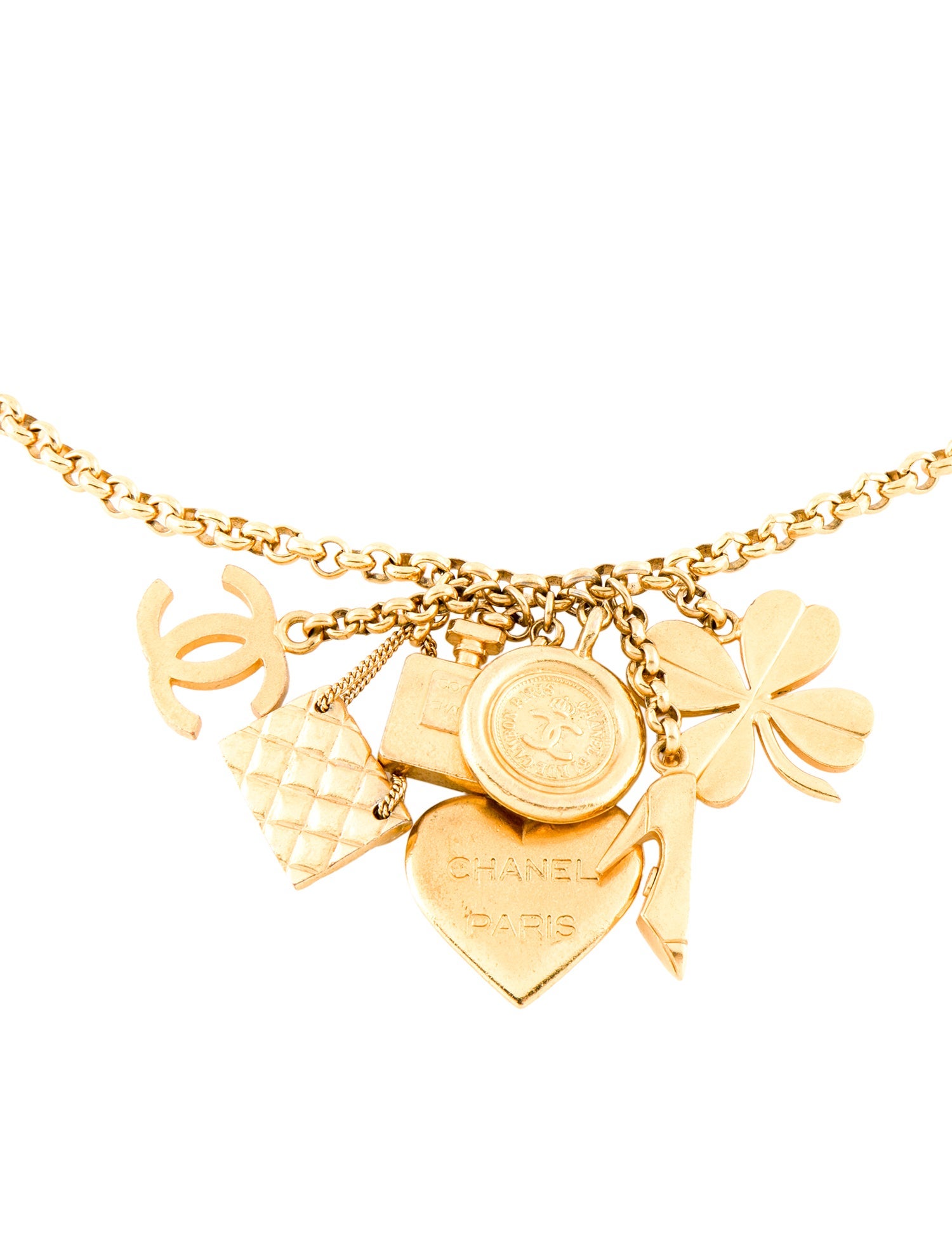 Chanel 1995 Interlocking CC Logo Chain-Link Belt