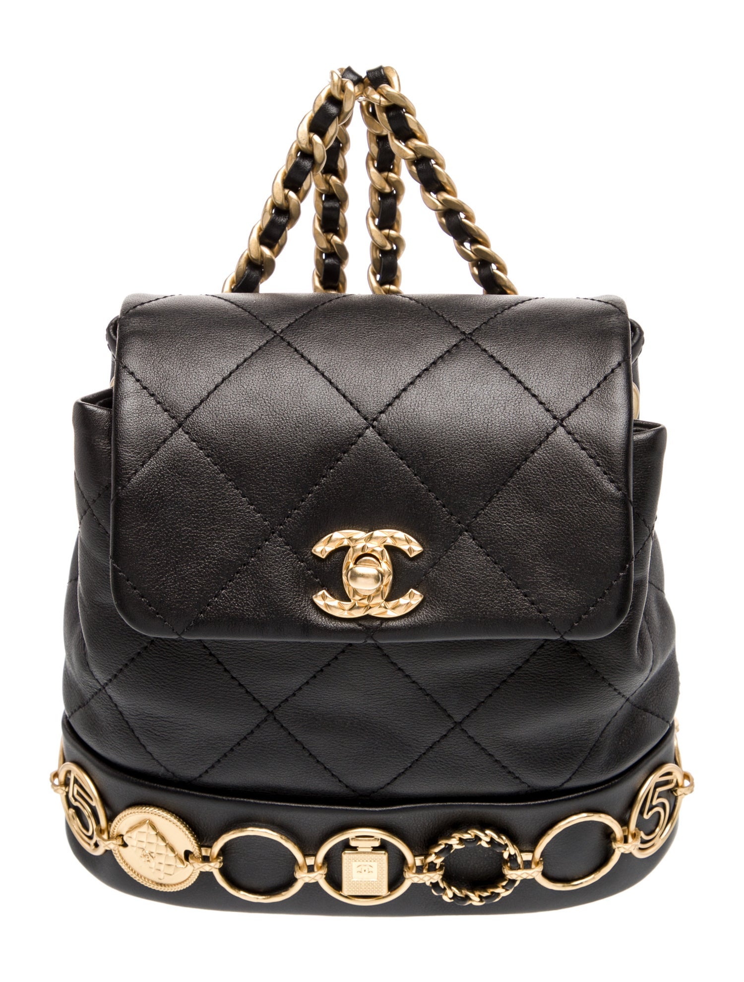 Chanel Small Coco Icon Charm Backpack
