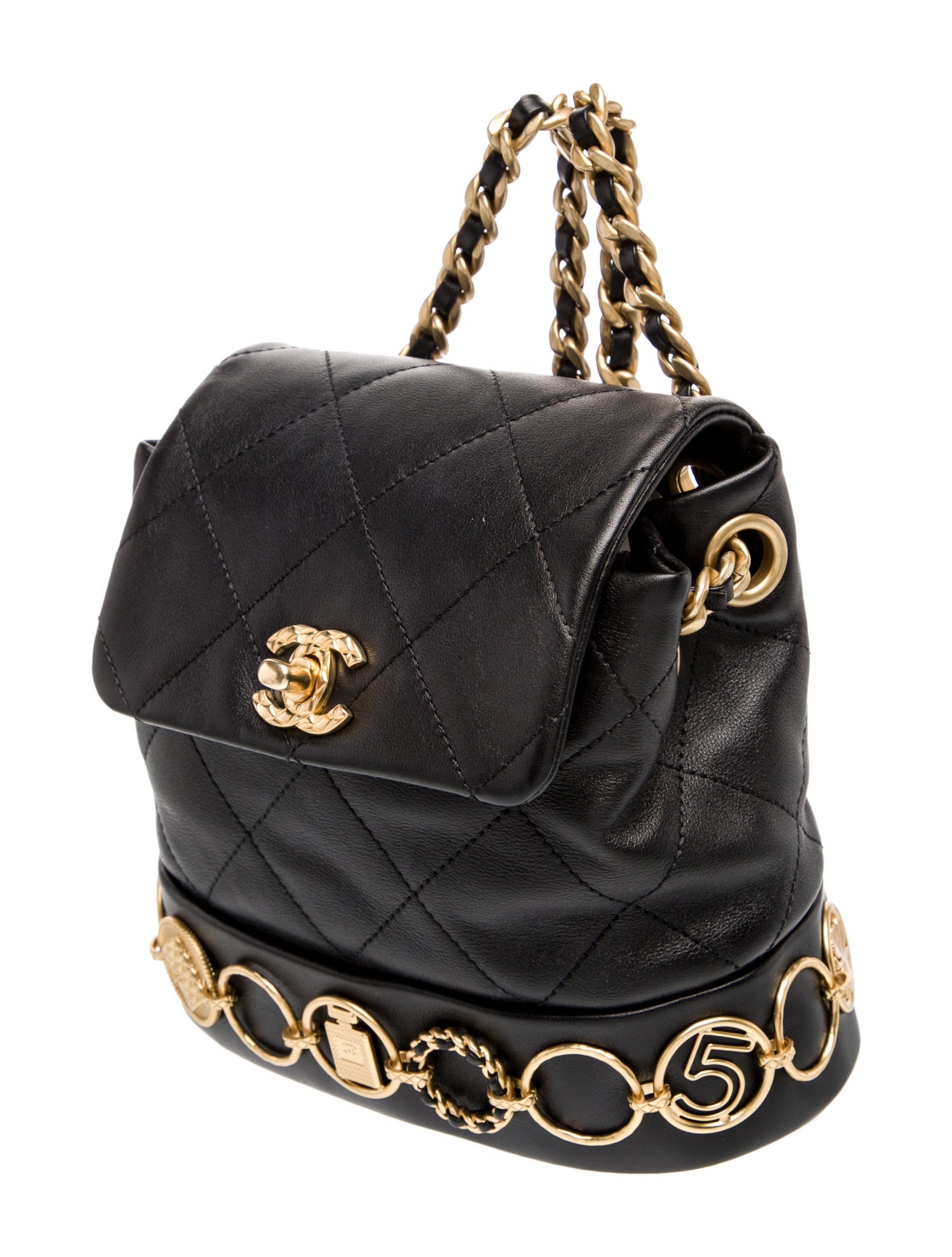 Chanel Small Coco Icon Charm Backpack