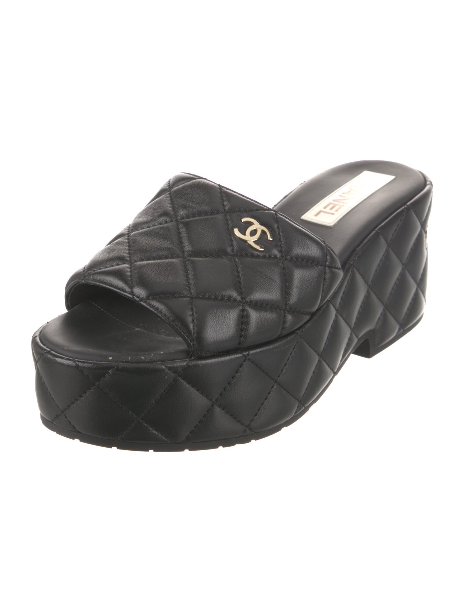 Chanel 2023 Interlocking CC Logo Slides