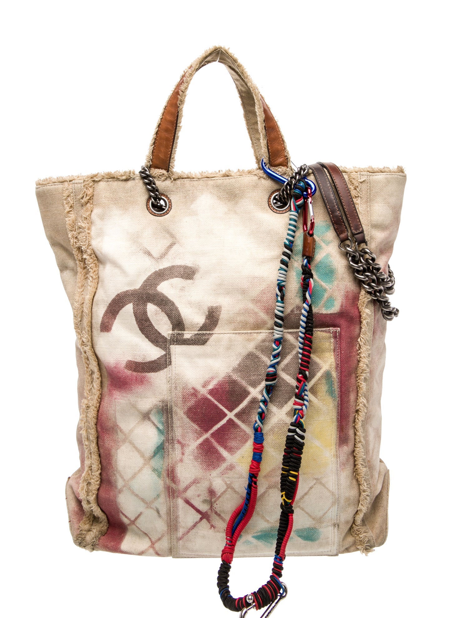 Chanel Graffiti Art School Oh My Boy Tote