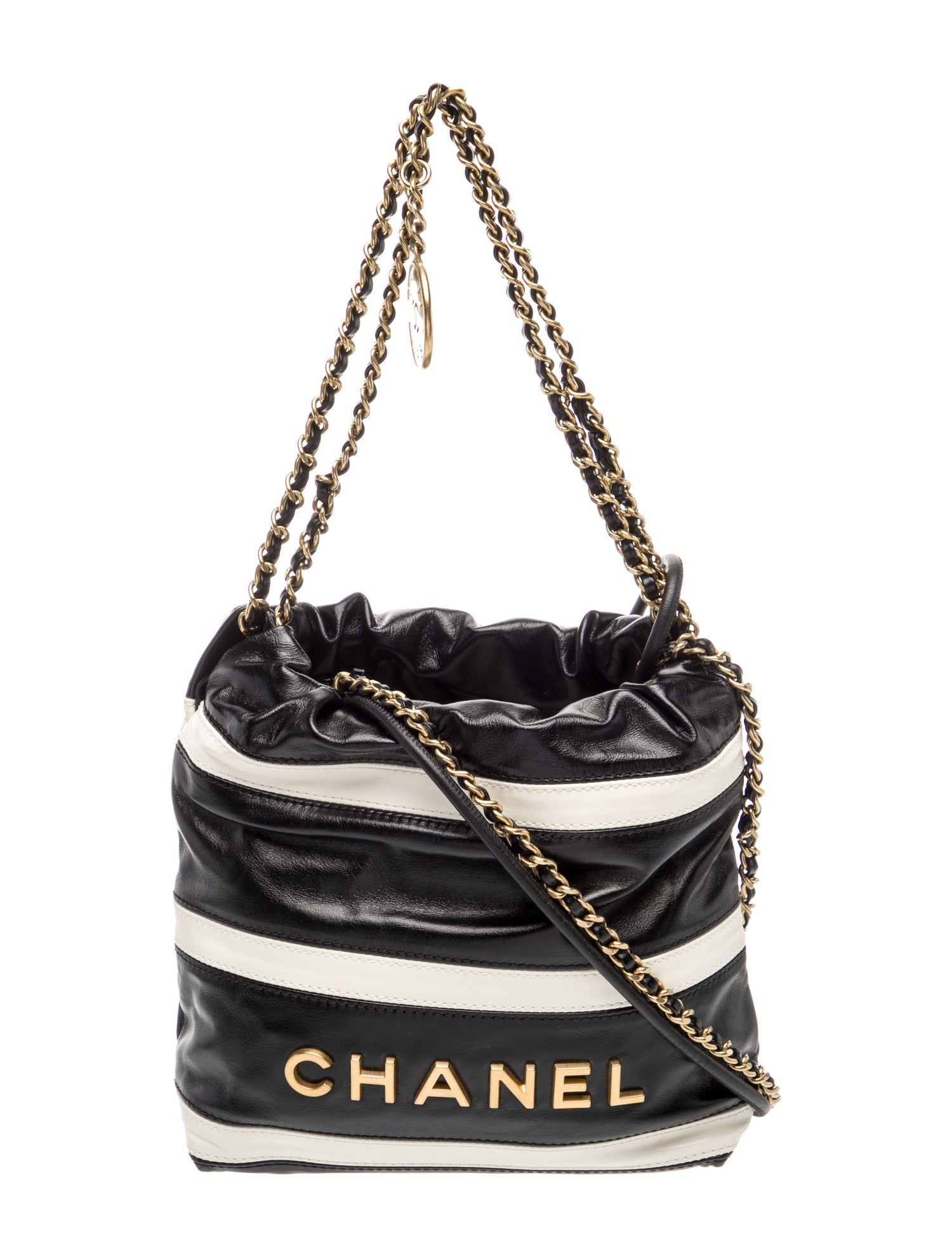 Chanel 2024 Mini Striped 22 Hobo