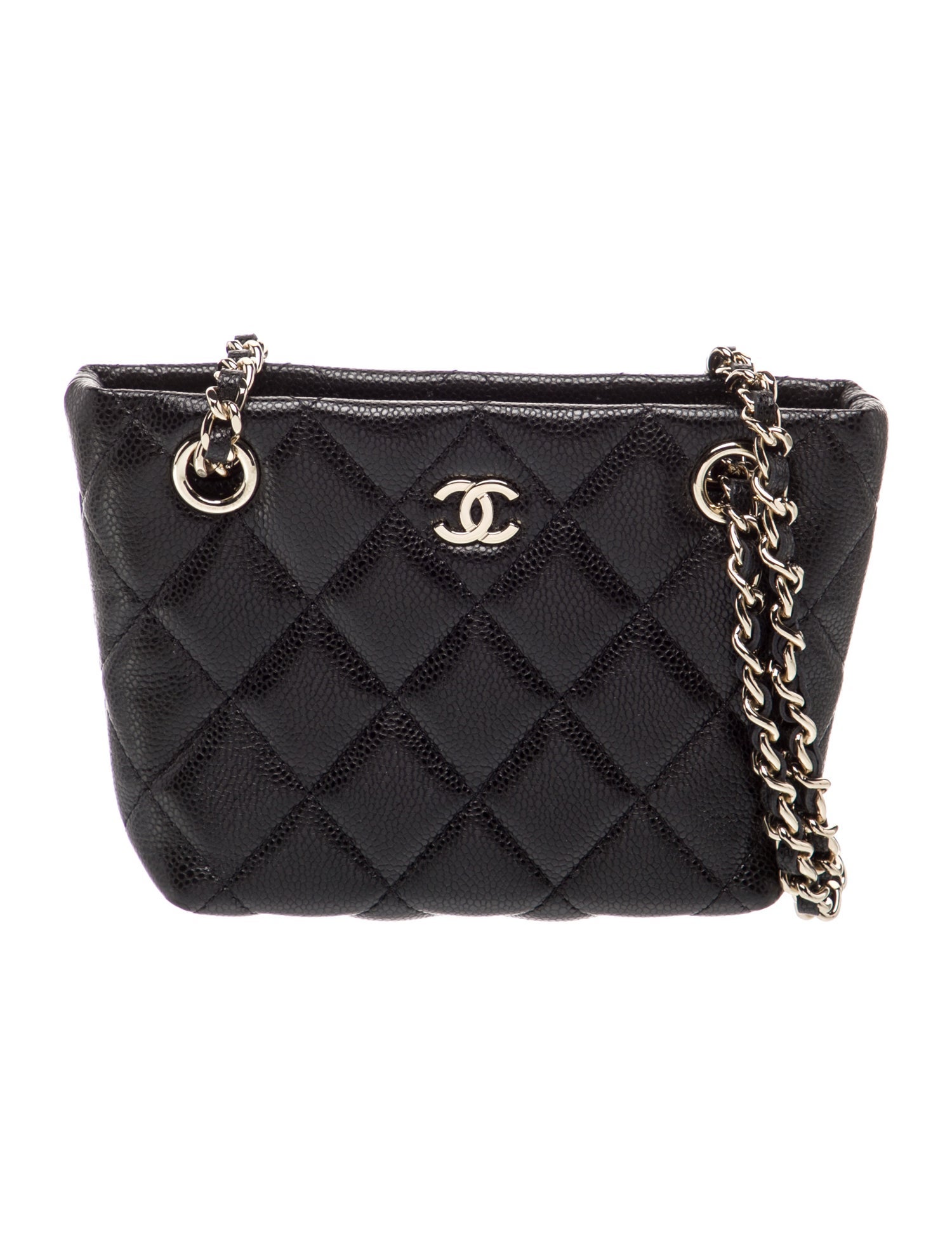 Chanel Tortoise Shell Chain Flap Bag - Black Shoulder Bags