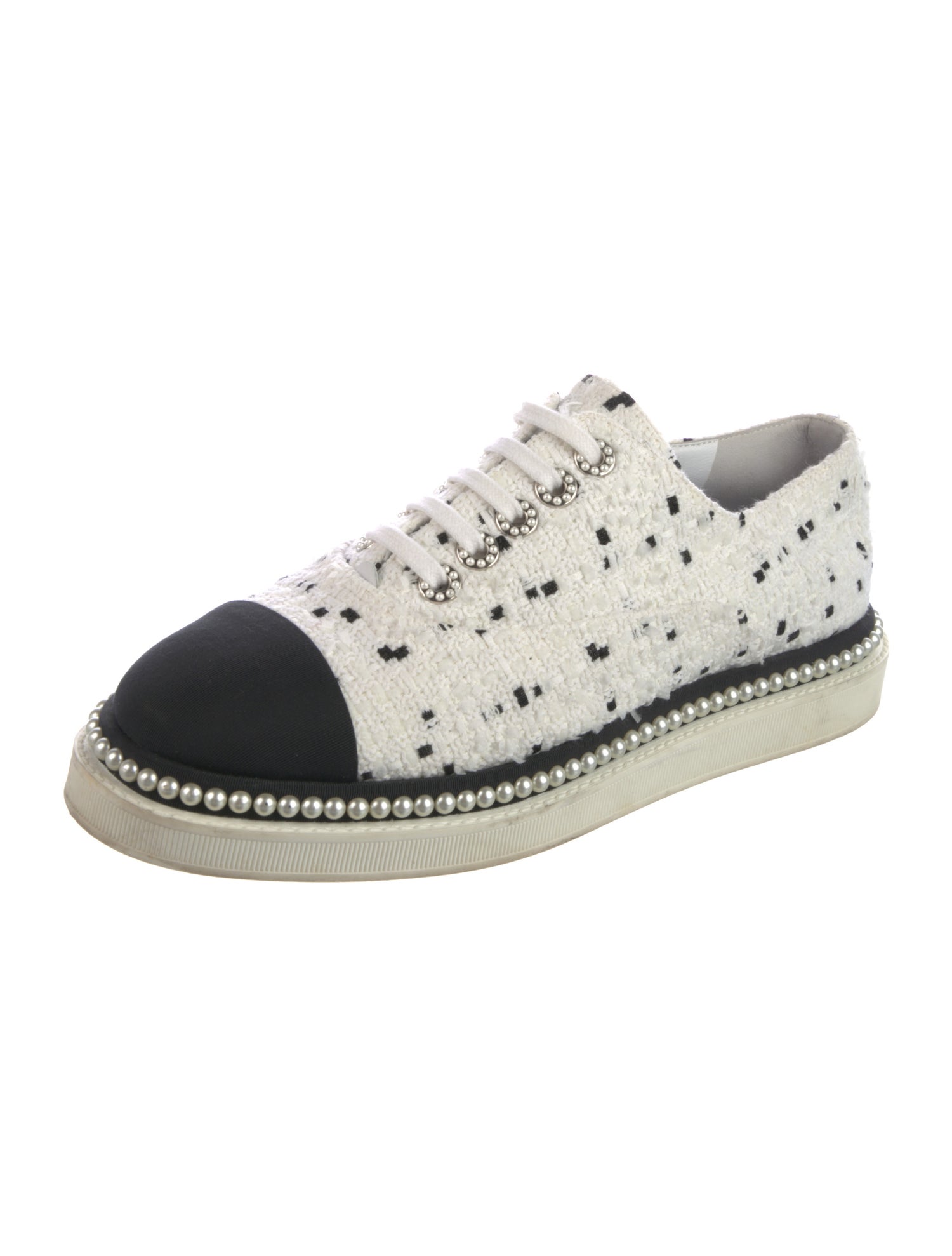 Chanel 2017 Interlocking CC Logo Sneakers