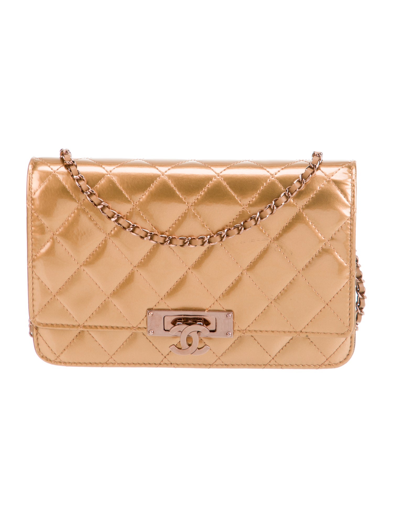 Chanel Golden Class Wallet On Chain