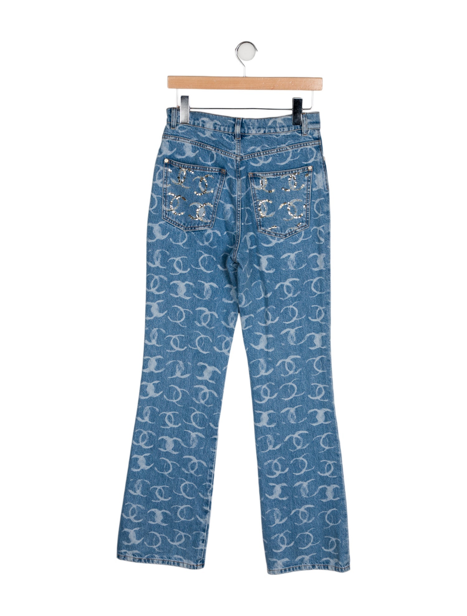 Chanel 2023 Wide Leg Jeans