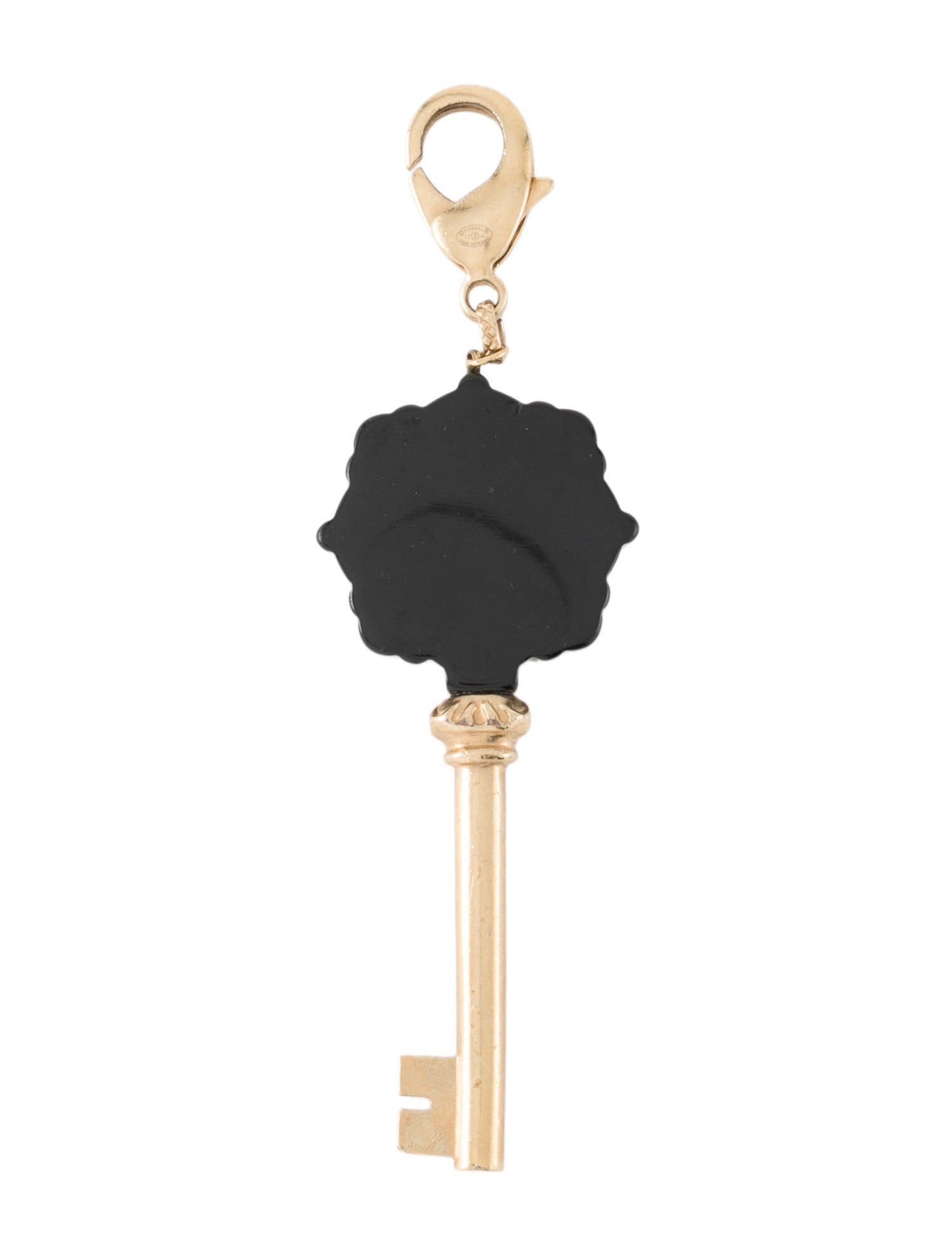 Chanel Resin, Faux Pearl & Strass Keychain