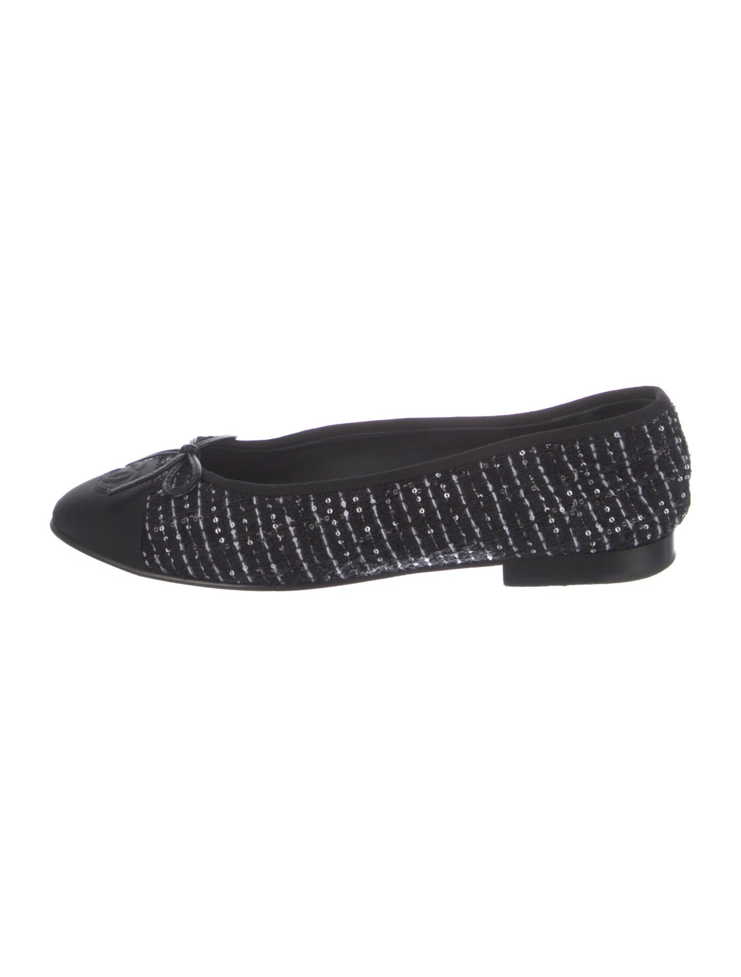 Chanel 2025 Interlocking CC Logo Ballet Flats