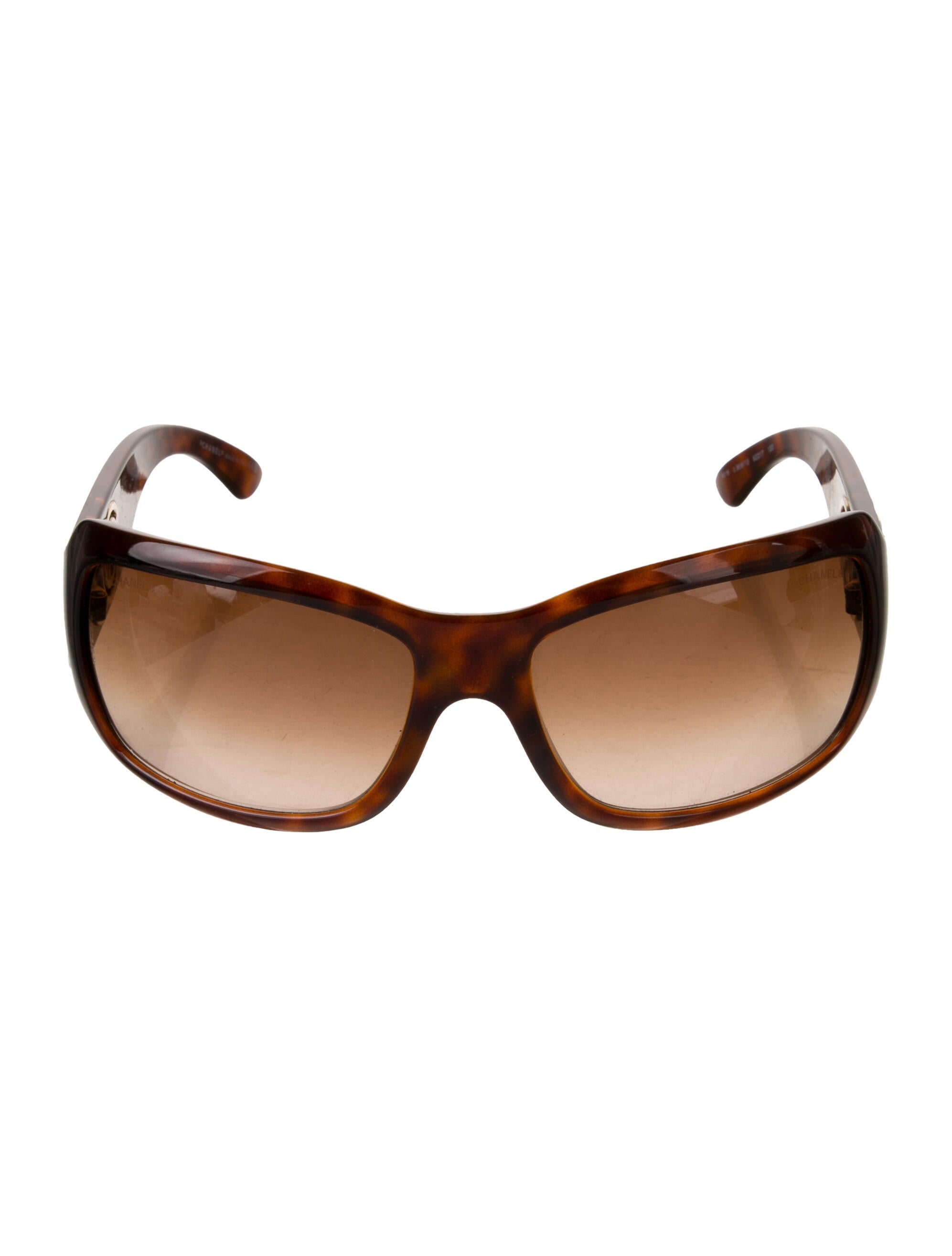 Chanel Interlocking CC Logo Shield Sunglasses