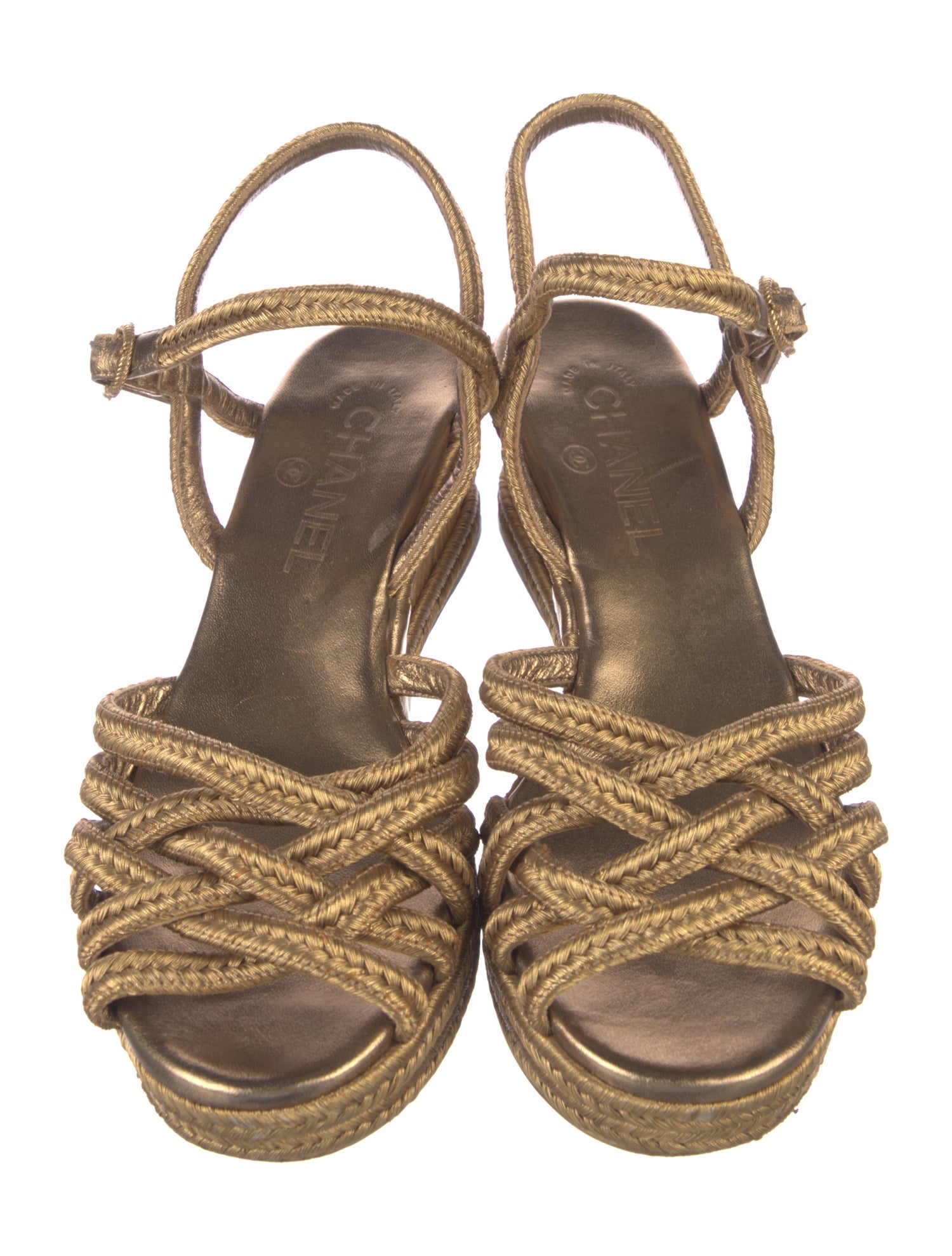 Interlocking CC Logo Espadrilles