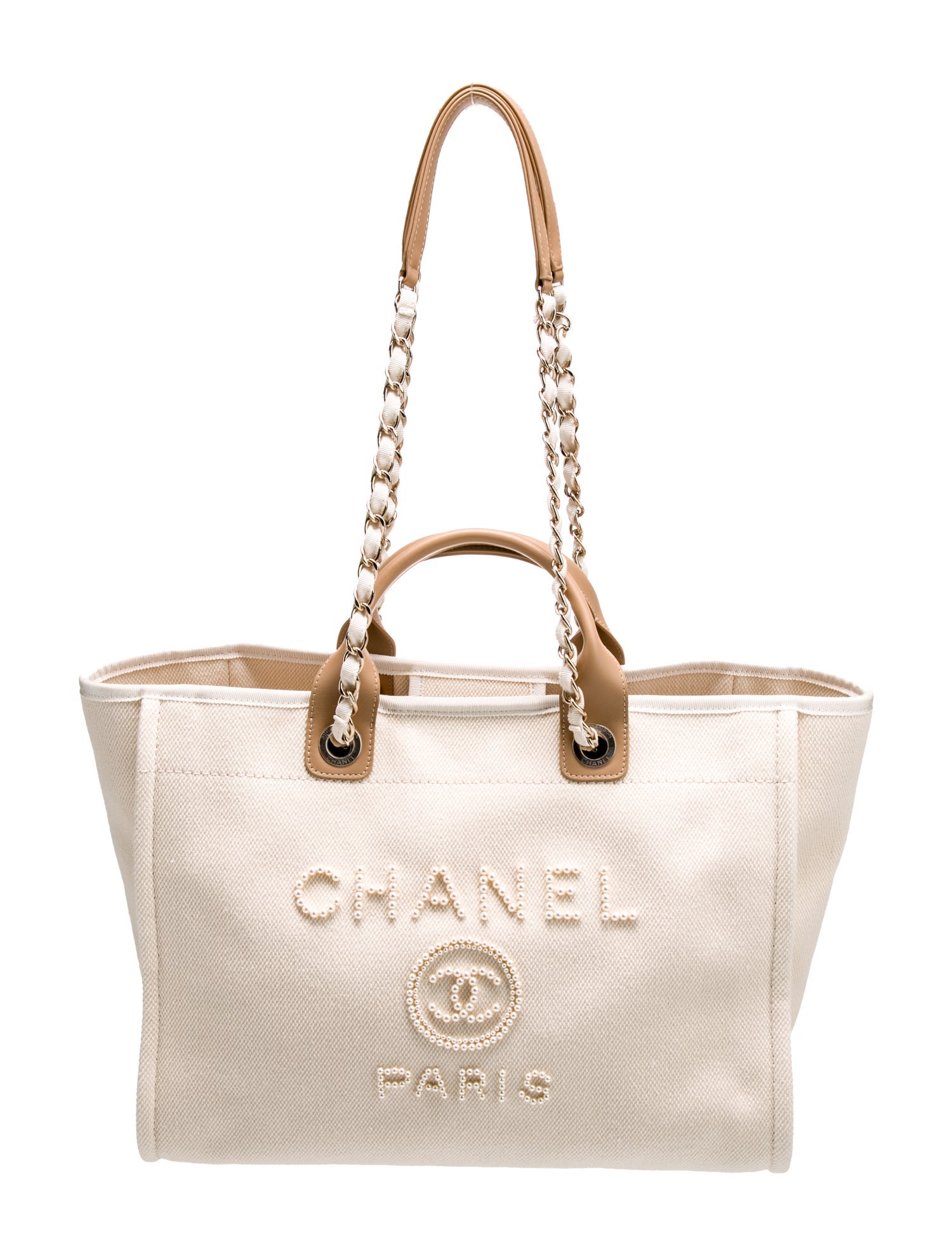 Chanel Medium Pearls Deauville Tote