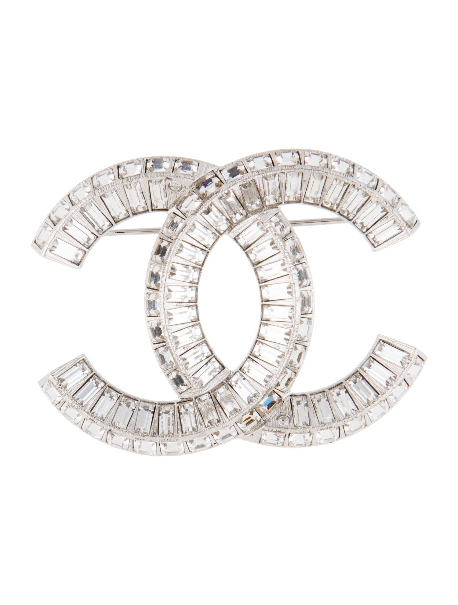 Chanel 2025 Strass CC Pin Brooch