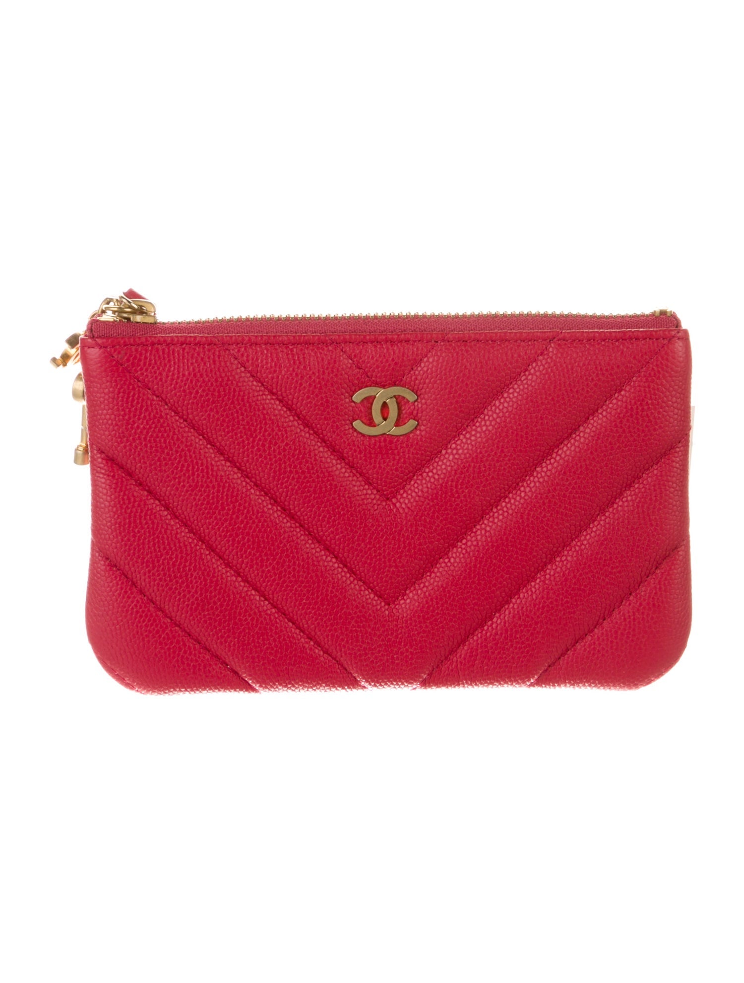 Chanel 2017-2018 O-Case Ancient Greek Charm Pouch Wallet