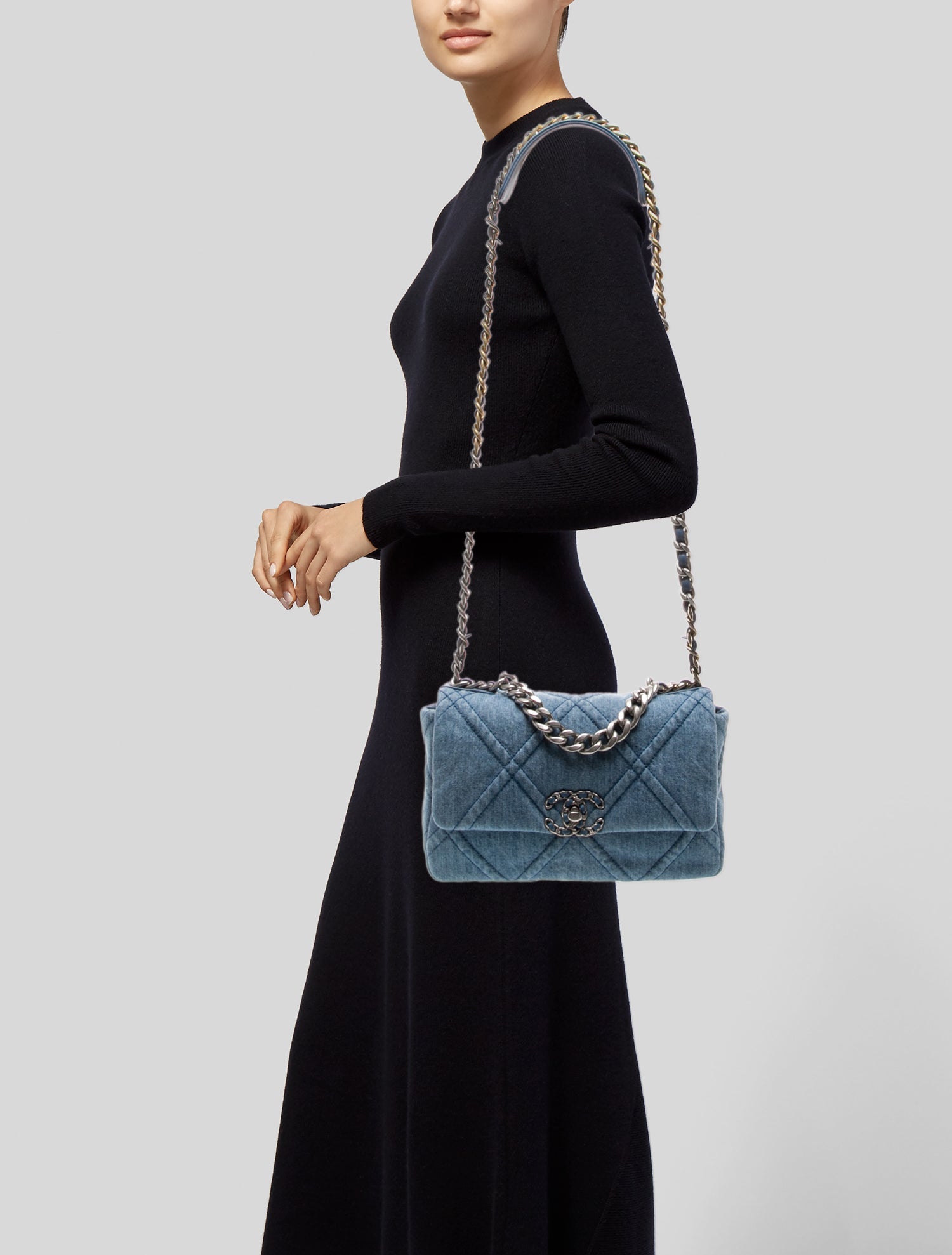 Chanel Medium Denim 19 Flap Bag