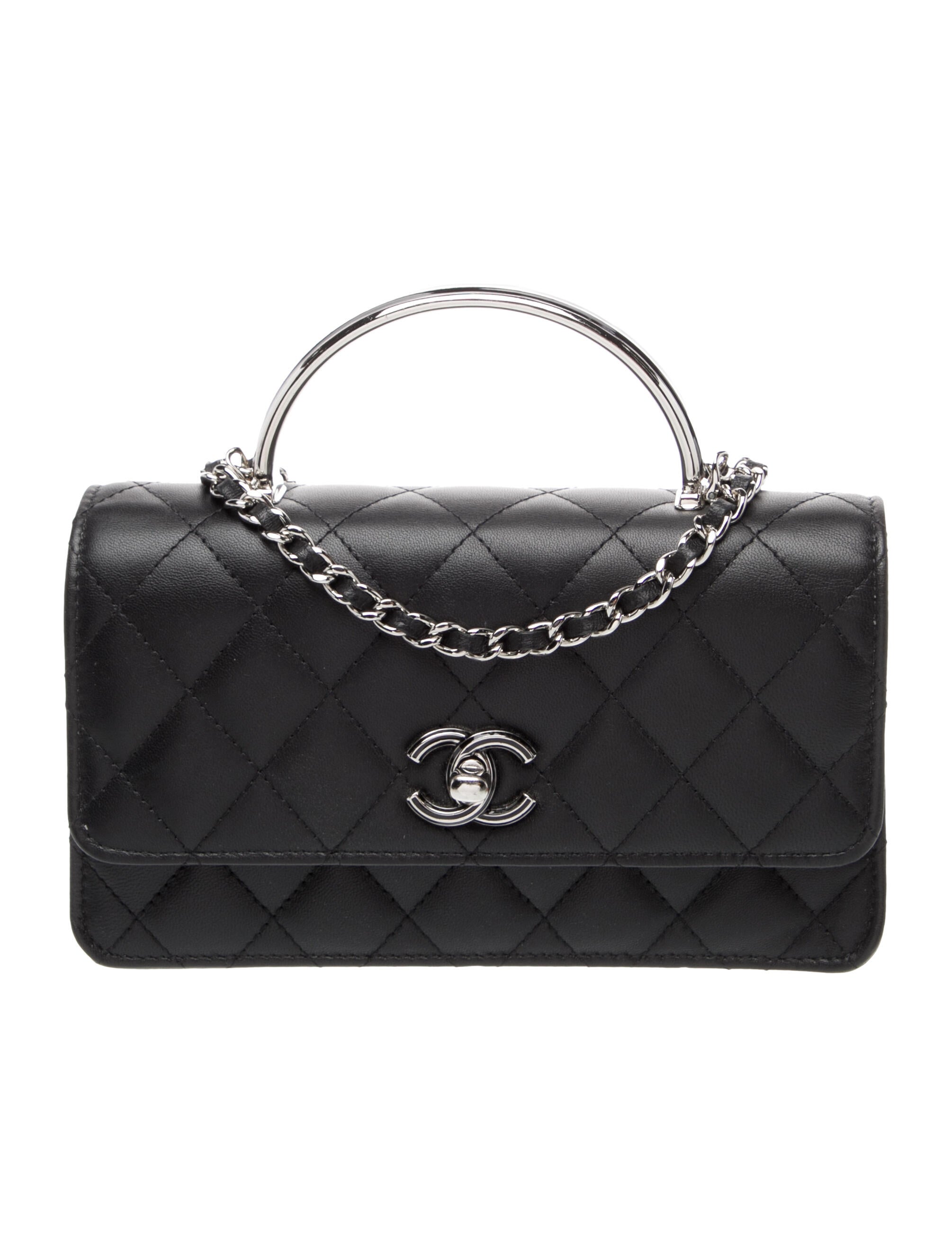 Chanel Top Handle Wallet On Chain