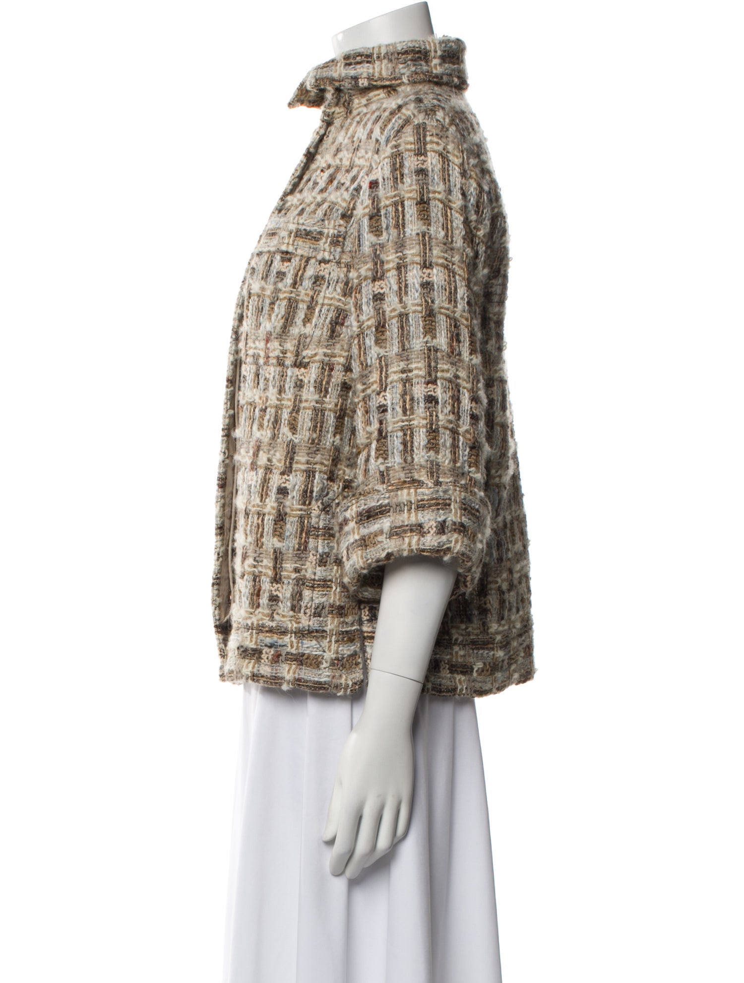 Chanel 2016 Paris-Rome Faux Fur Jacket