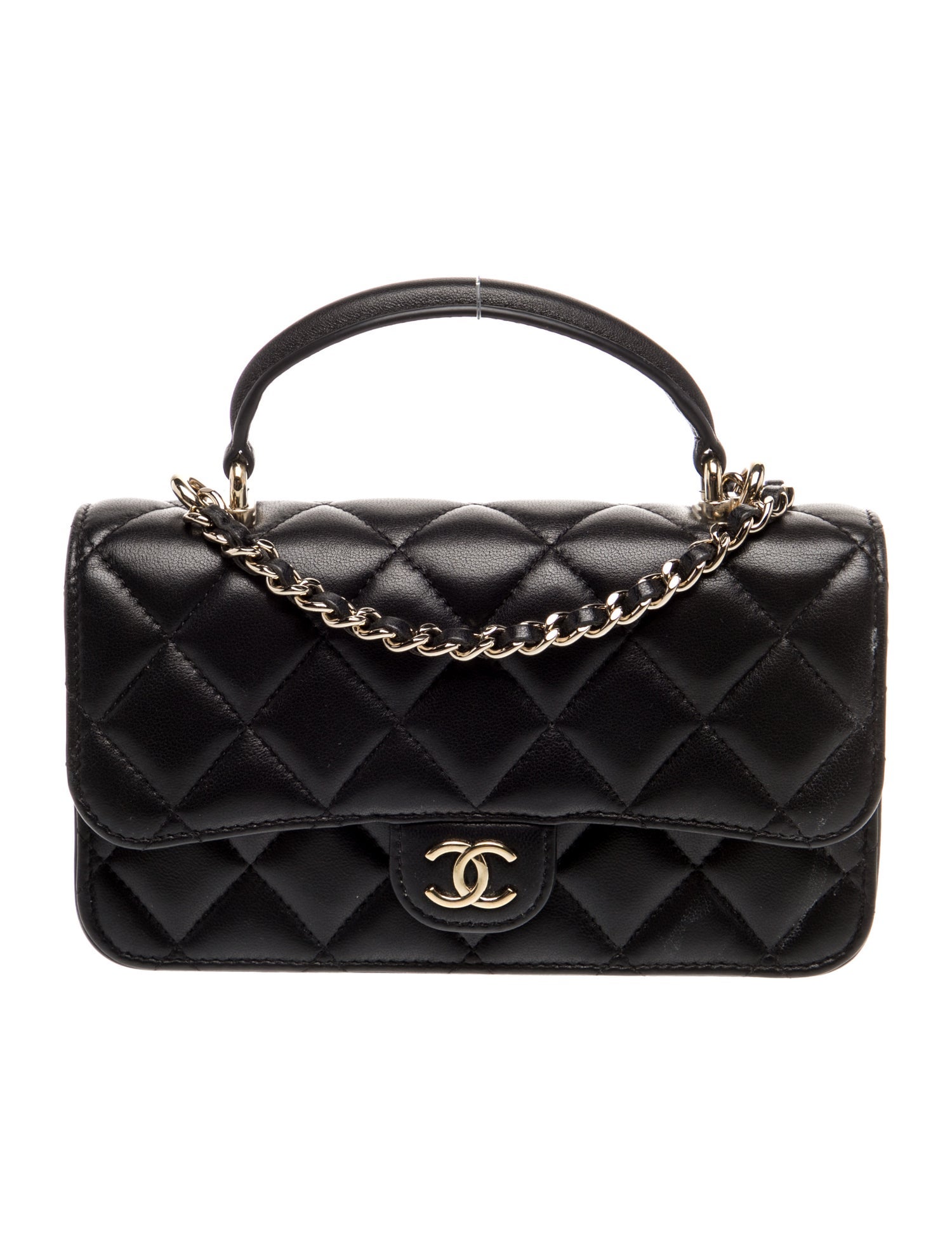 Jimmy Choo Minaudière - Black Mini Bags, Handbags - JIM424483