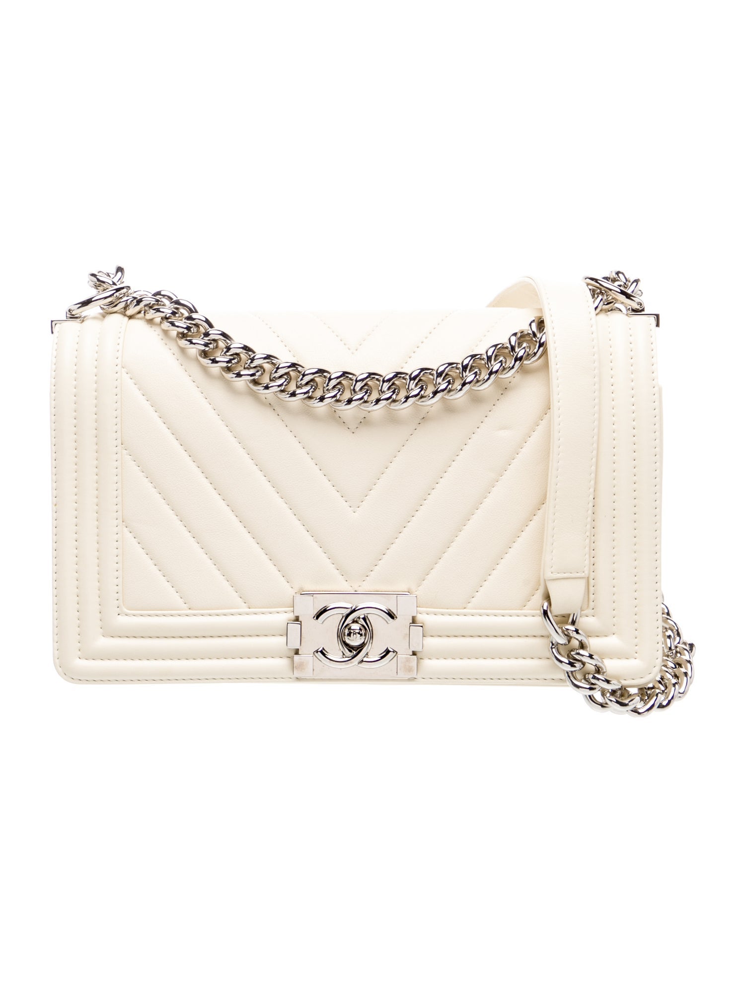 Chanel Medium Chevron Boy Bag