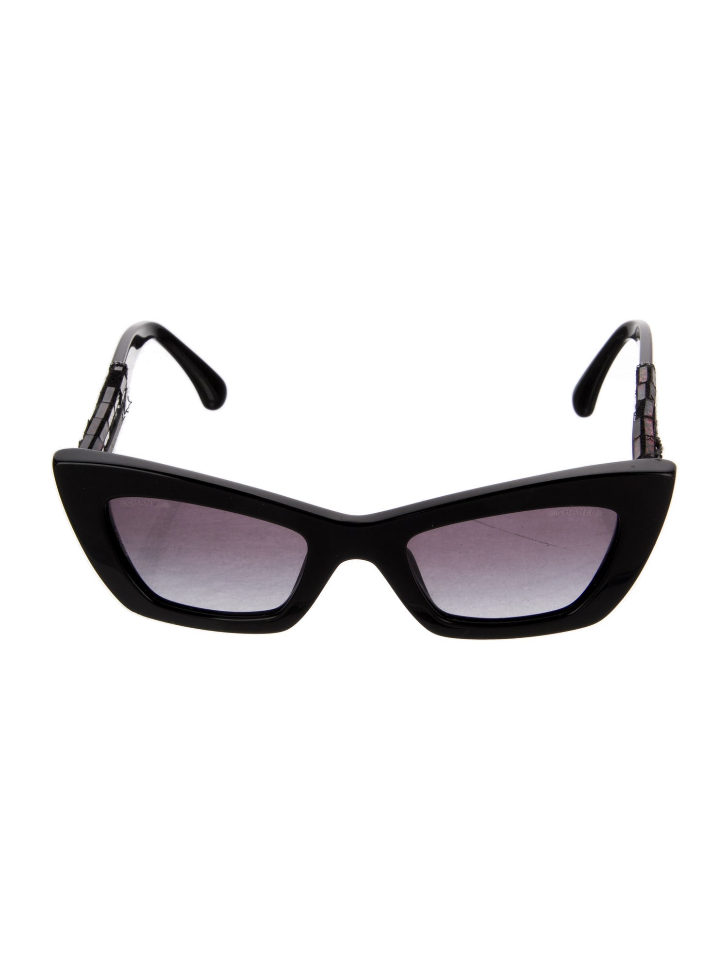 Chanel Interlocking CC Logo Cat-Eye Sunglasses