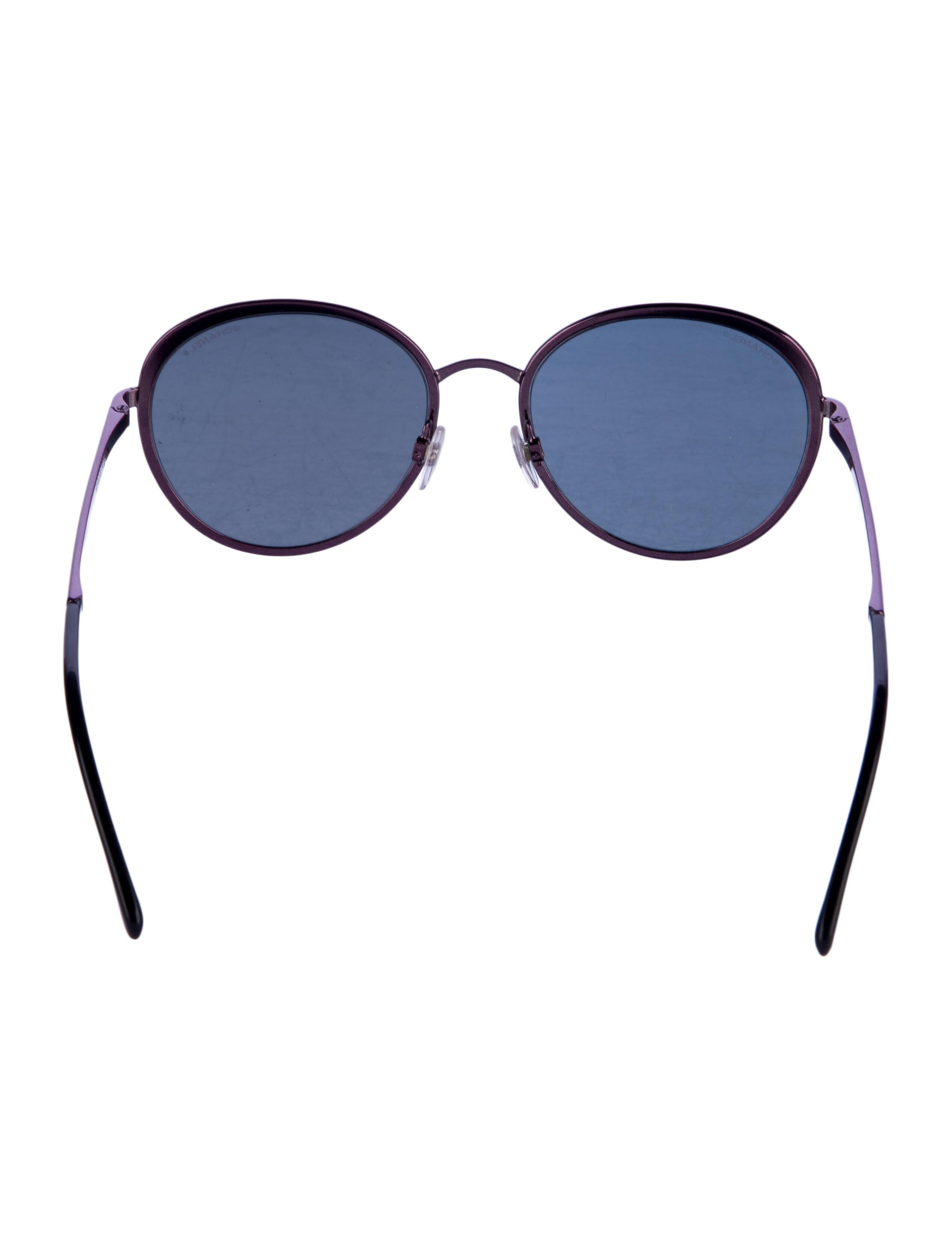 Chanel Interlocking CC Logo Round Sunglasses