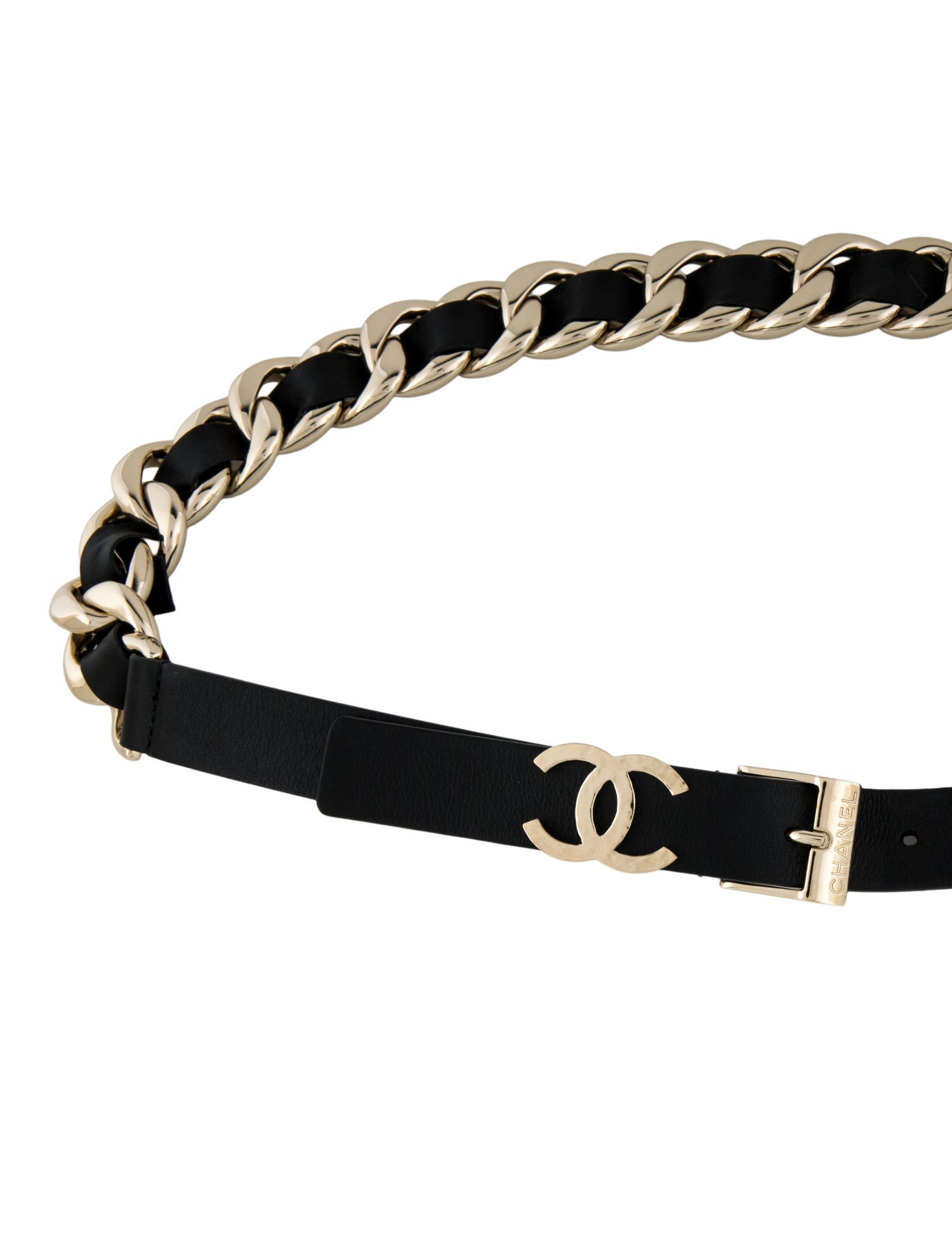 Chanel 2022 Interlocking CC Logo Belt Kit