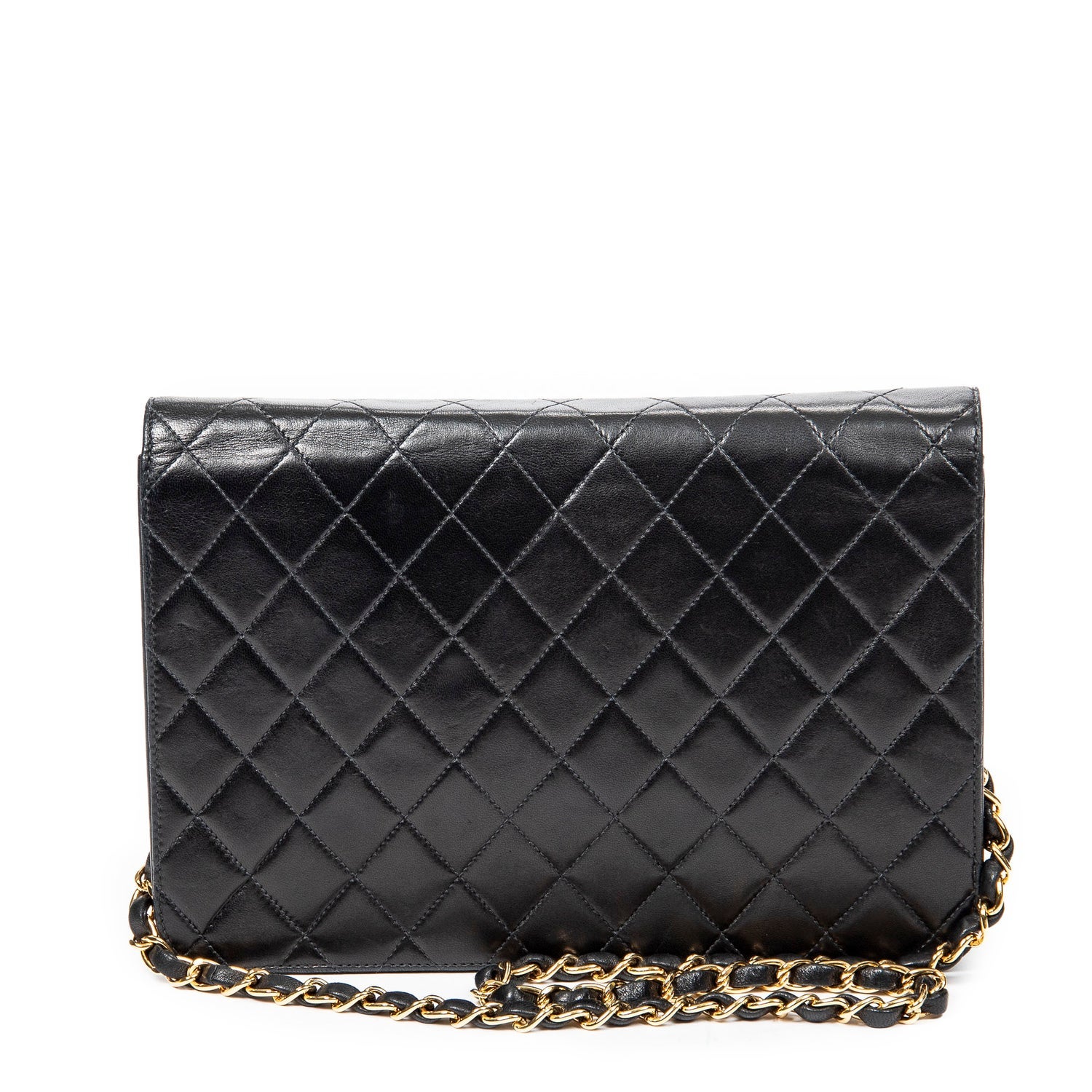 Chanel Leather CC Push Lock Straight Single Flap w/ Tags