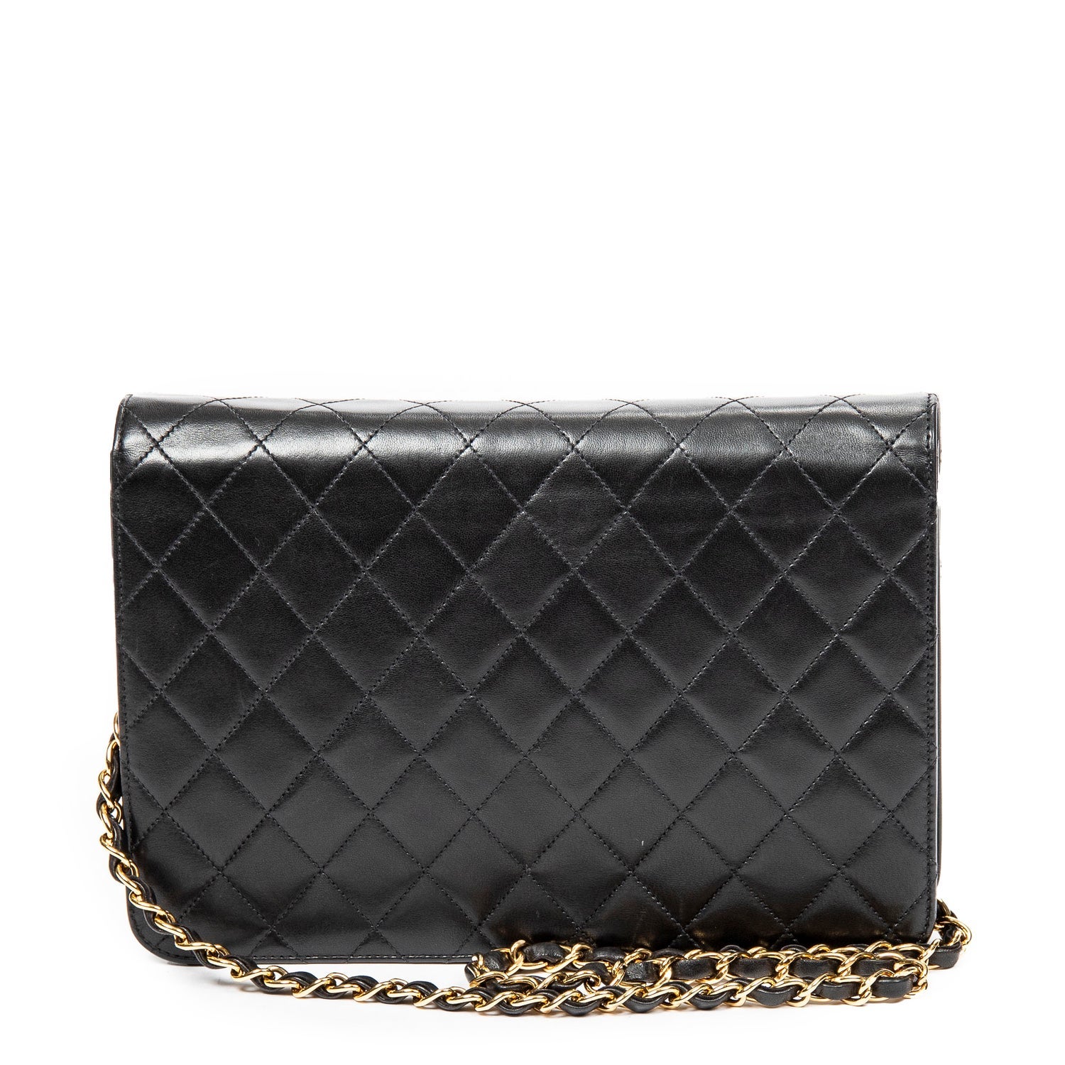 Chanel Leather Vintage Push Lock Straight Flap w/ Tags