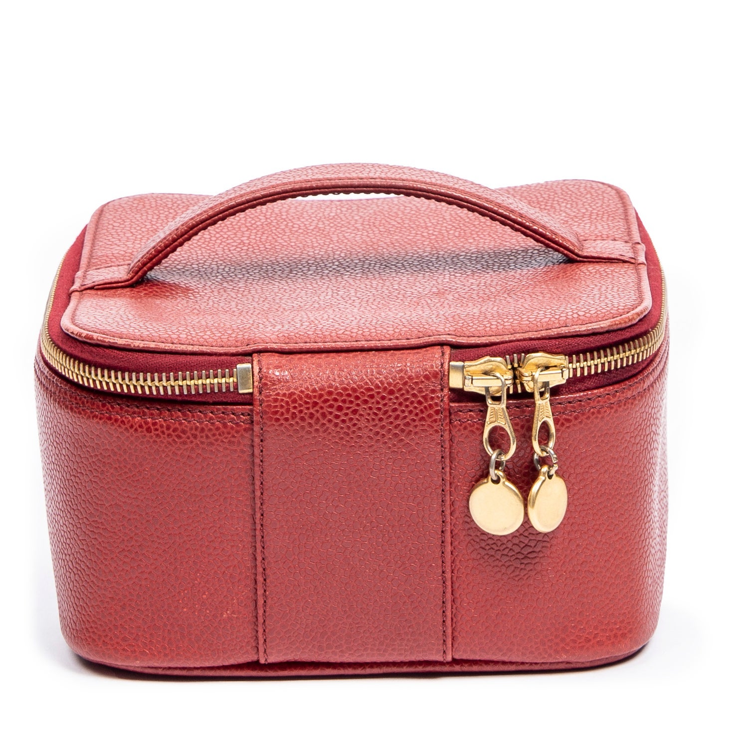 Chanel Leather CC Logo Vanity Case w/ Tags