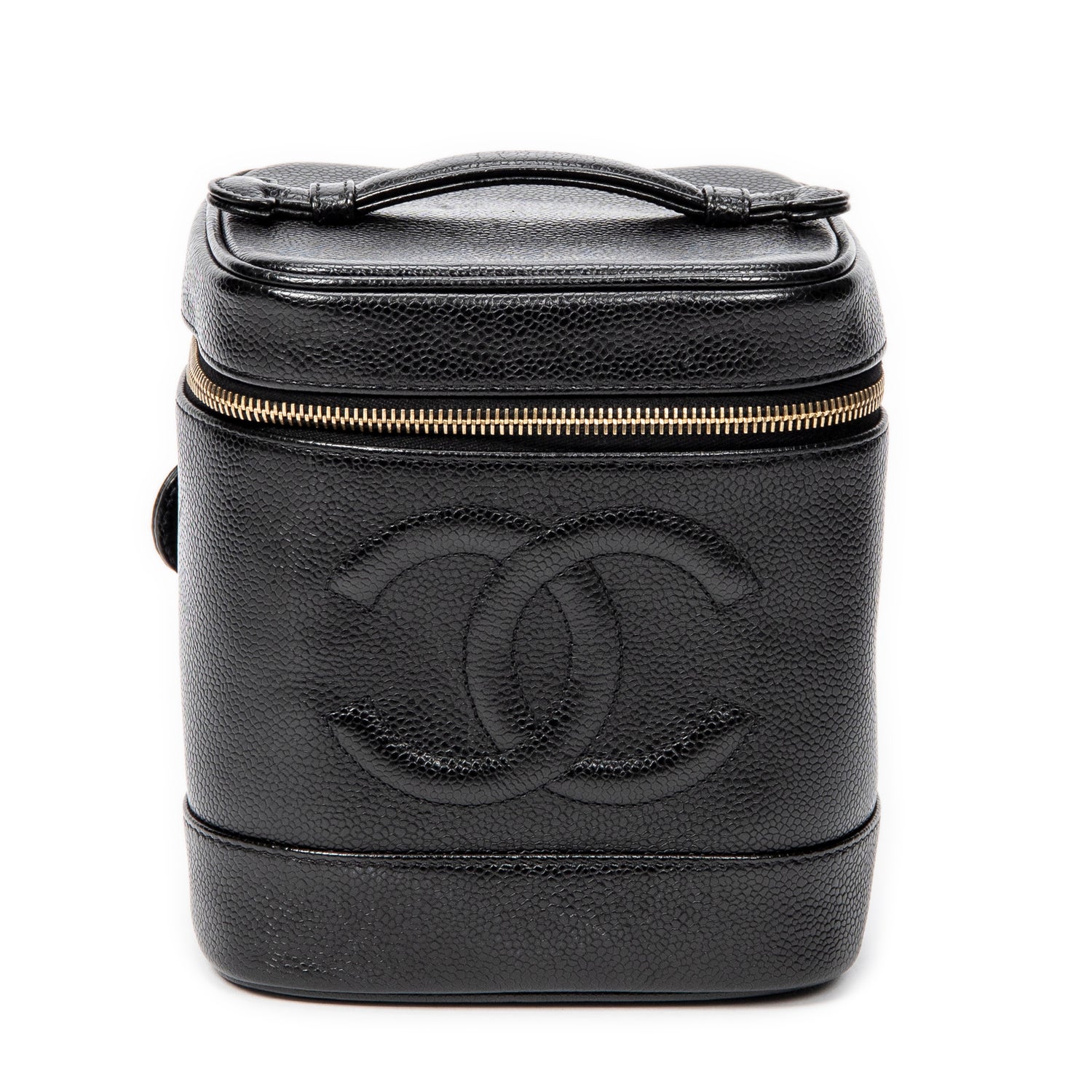 Chanel Leather CC Tall Vanity Case w/ Tags