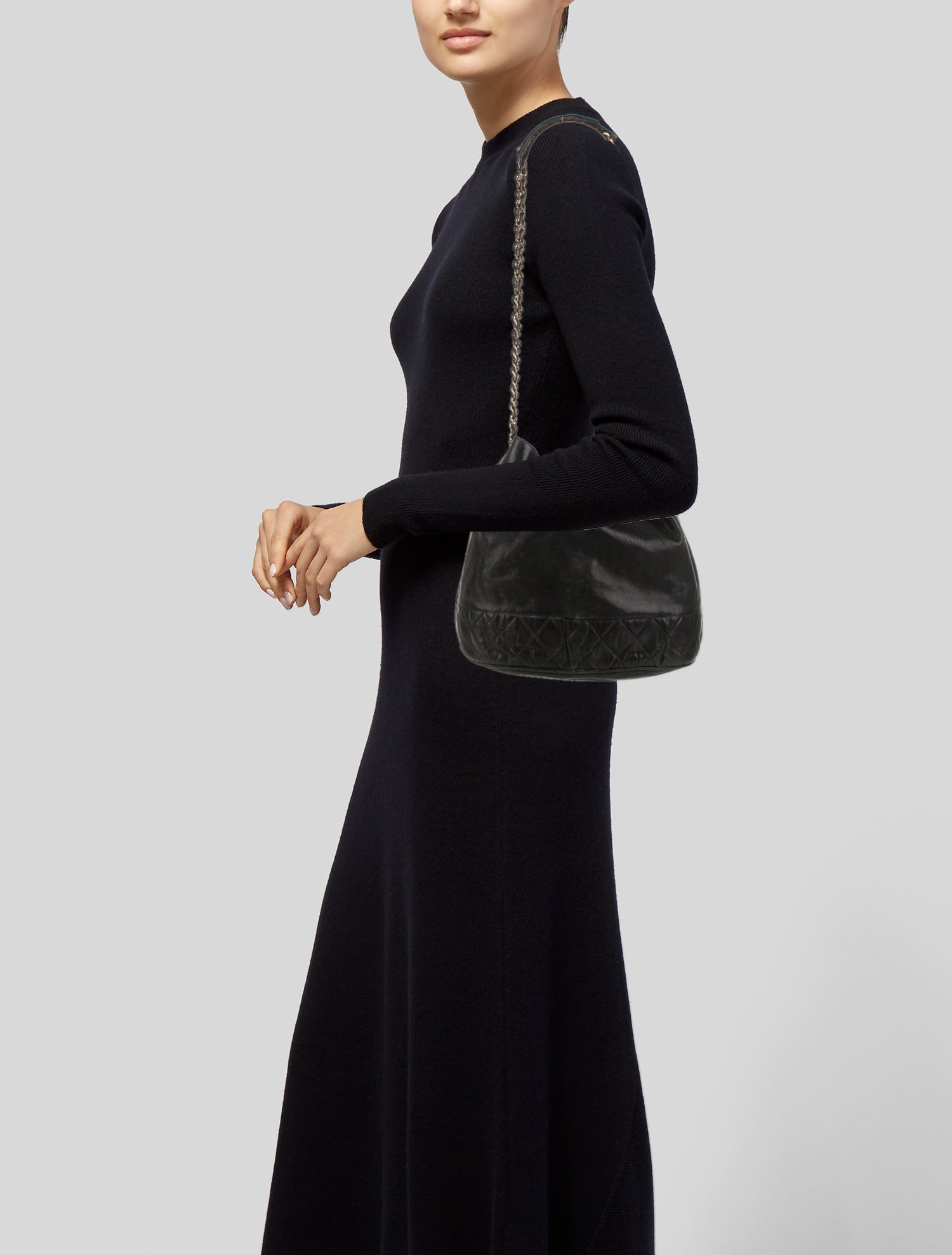 Chanel Quilted Bucket Bag