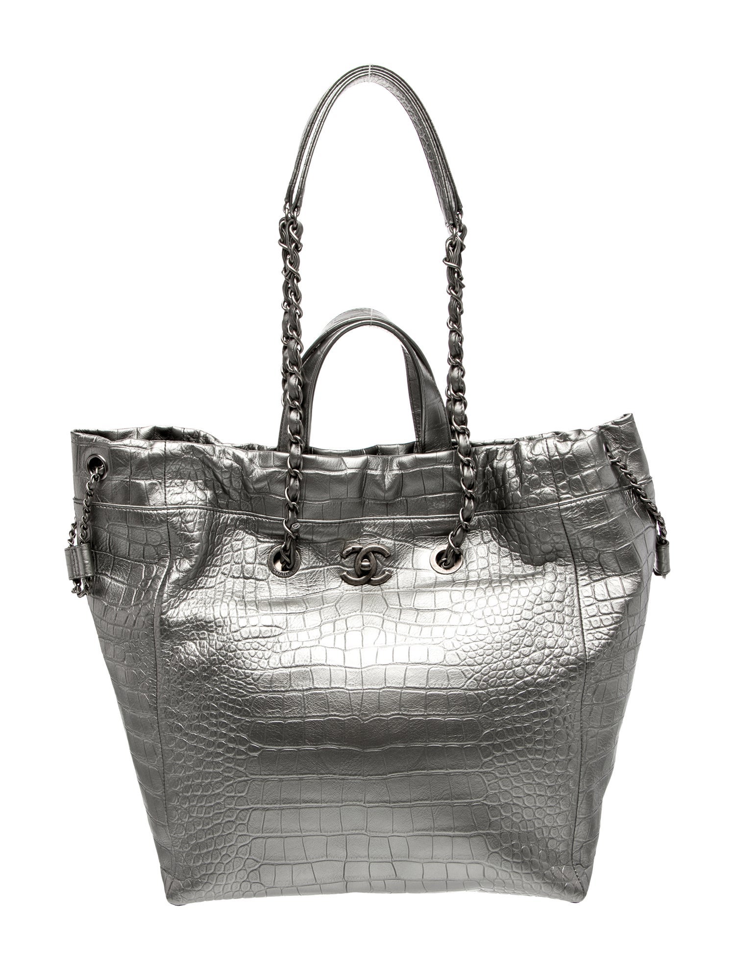 Chanel Paris-New York Large Coco Croc Tote