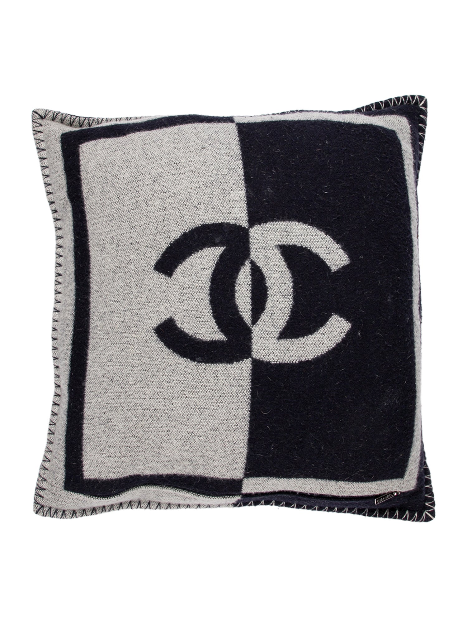 Chanel CC Throw Pillow
