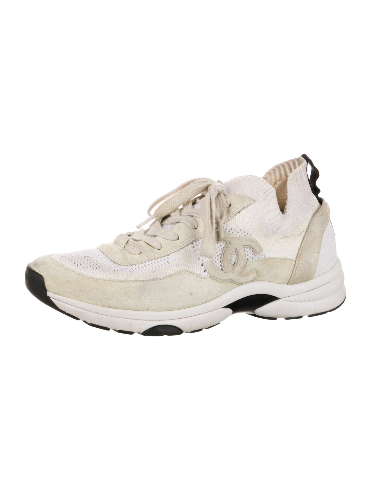 Chanel 2022 Interlocking CC Logo Athletic Sneakers