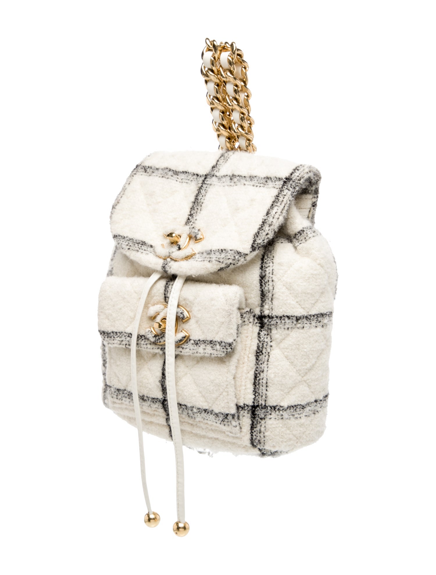 Chanel Tweed Duma Backpack