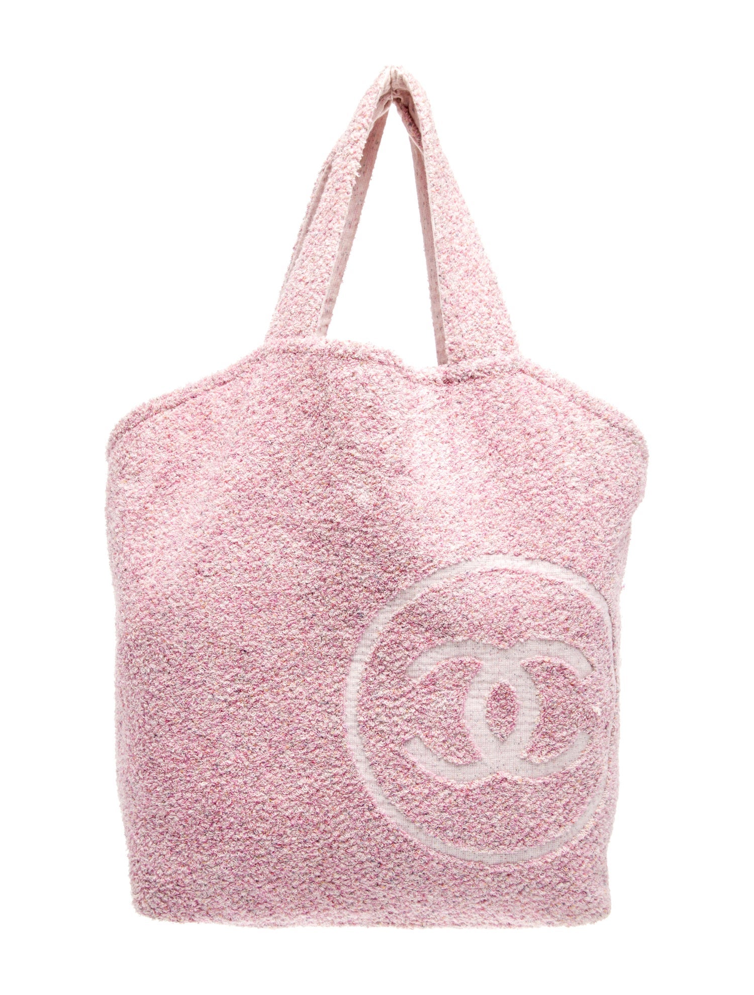 Chanel Terry Cloth Beach Tote w/ Pouch