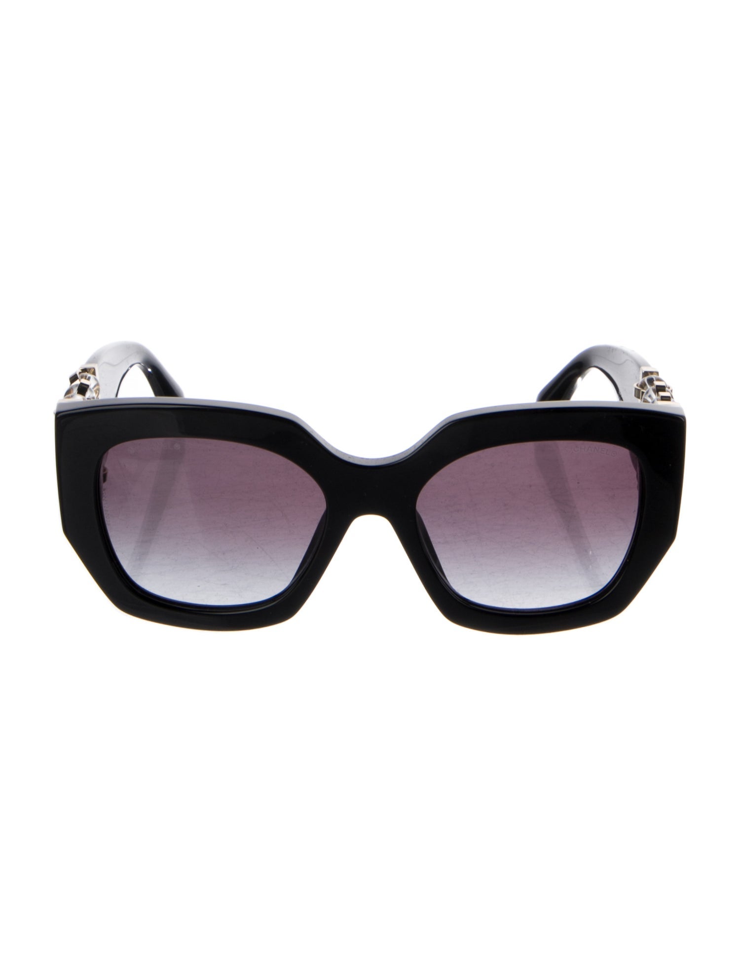 Chanel Interlocking CC Logo Square Sunglasses