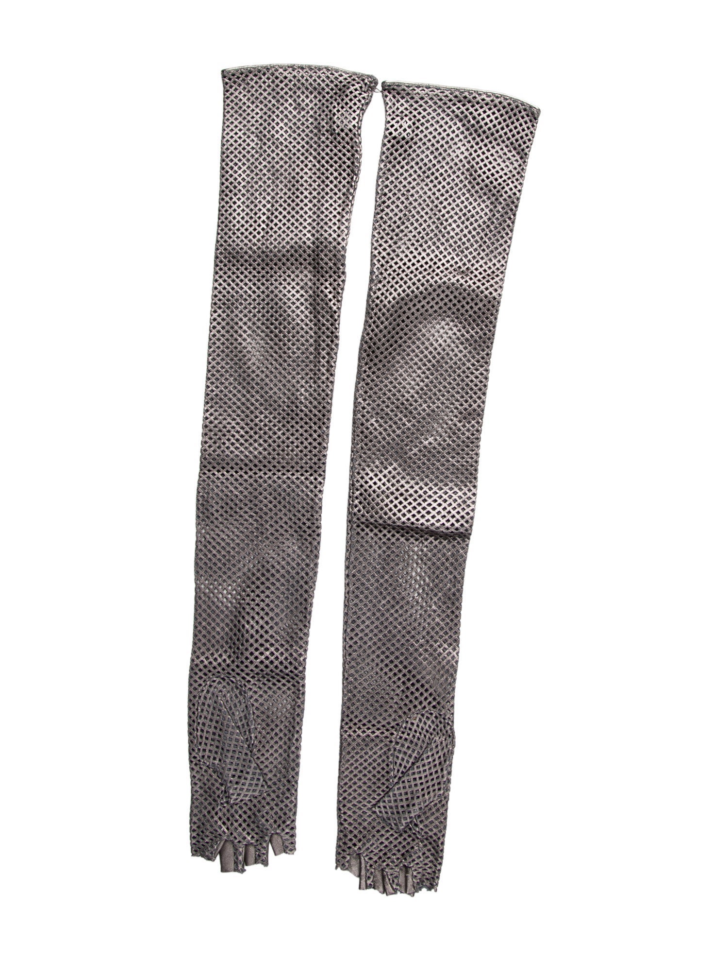 Chanel Perforated Fingerless Gloves