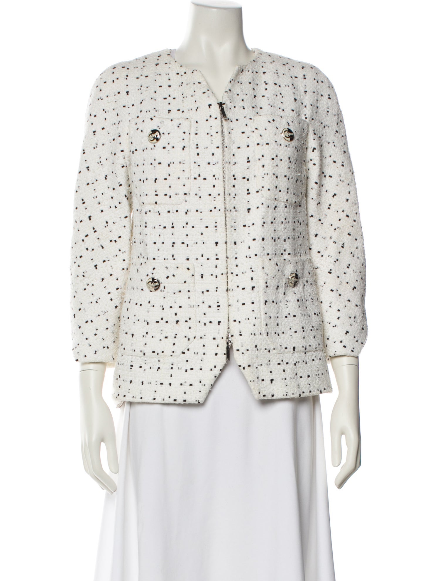 Chanel 2017 Tweed Pattern Jacket