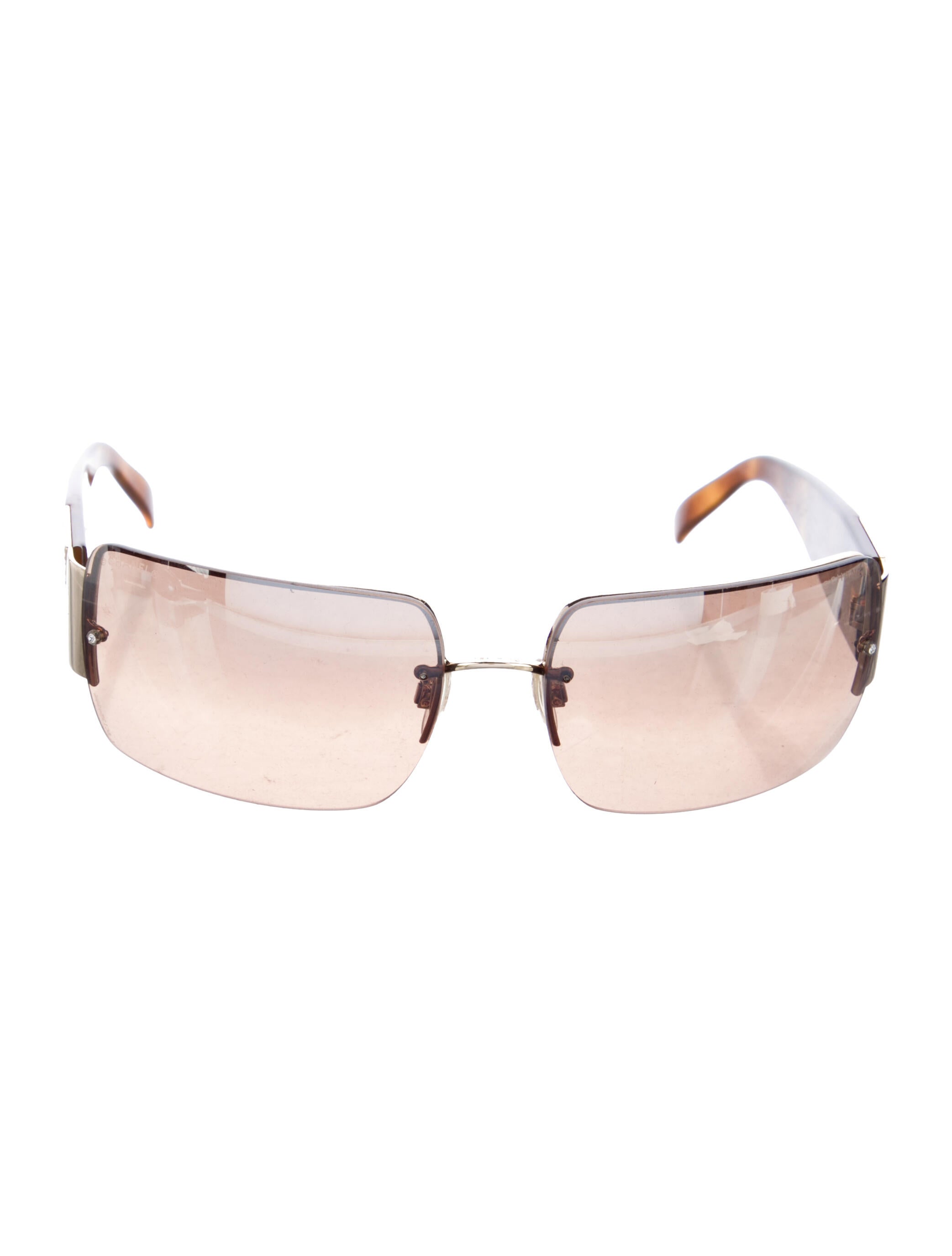 Chanel Vintage Interlocking CC Logo Sunglasses