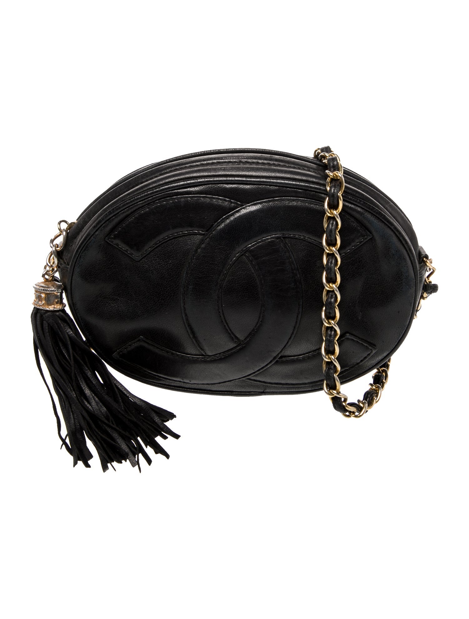 Chanel CC Tassel Oval Camera Bag