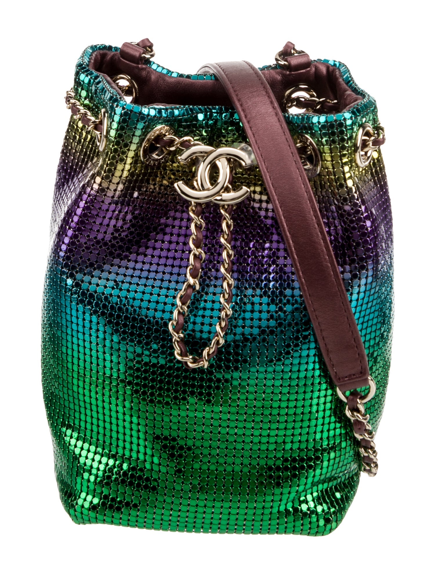 Chanel Mini Mesh Bucket Bag
