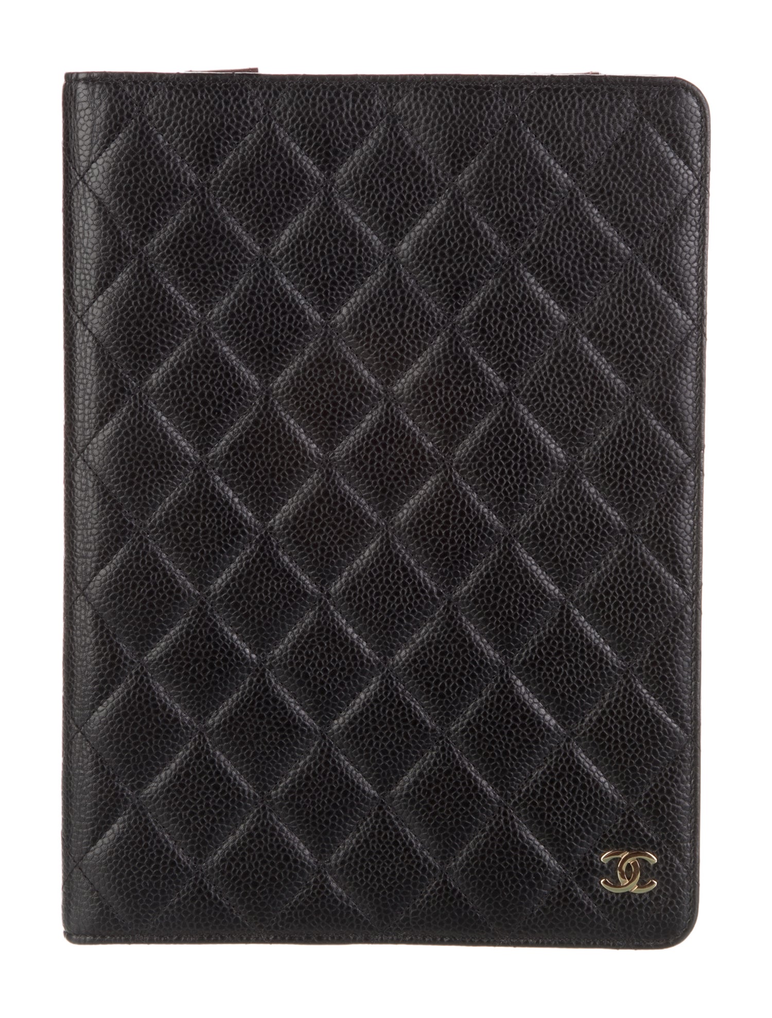 Chanel Caviar Quilted iPad Case