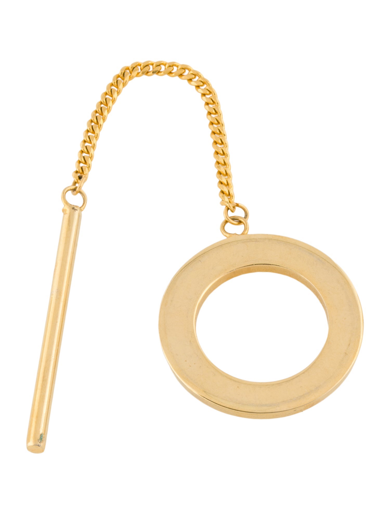 Chanel Gold Logo Scarf Ring